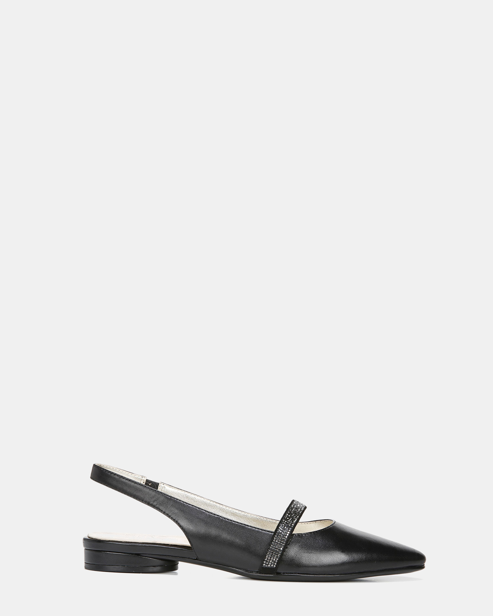 Hally Slingback Flat - Black