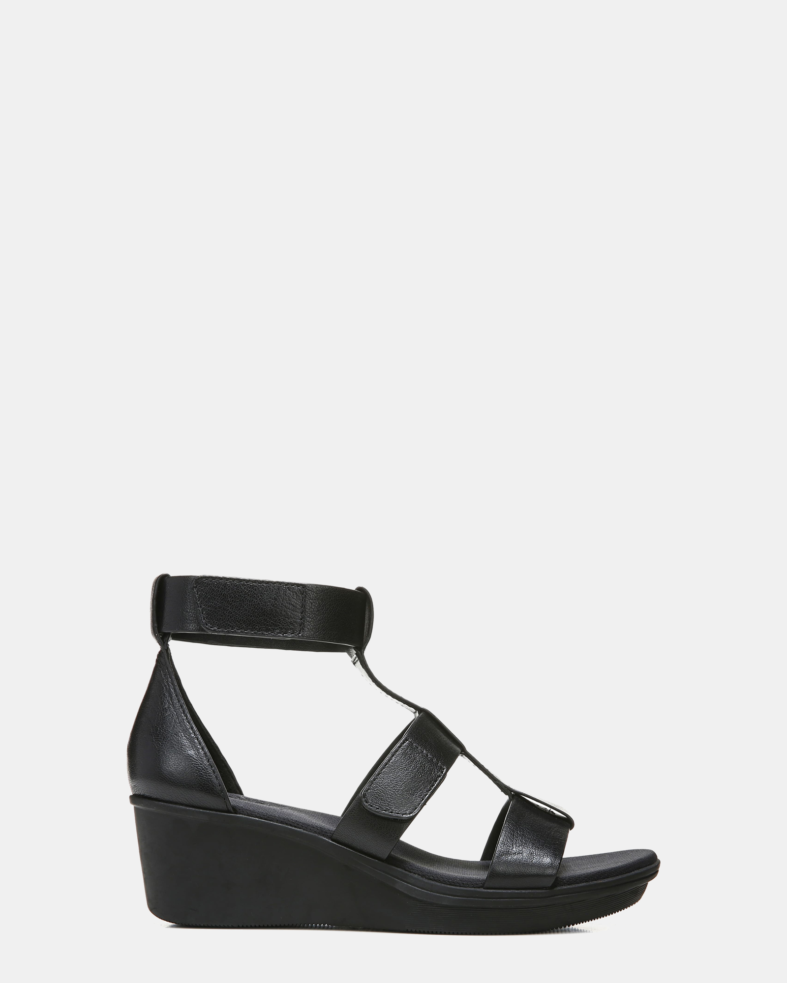 Rylan Wedge Sandal - Black