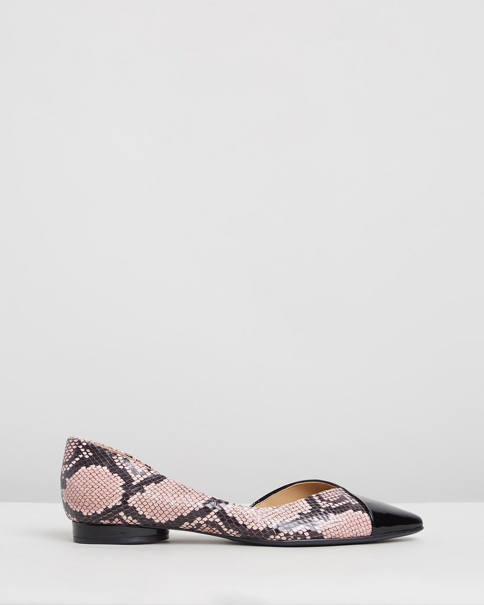 Hayden Demi d'Orsay Flat - Rose Snake
