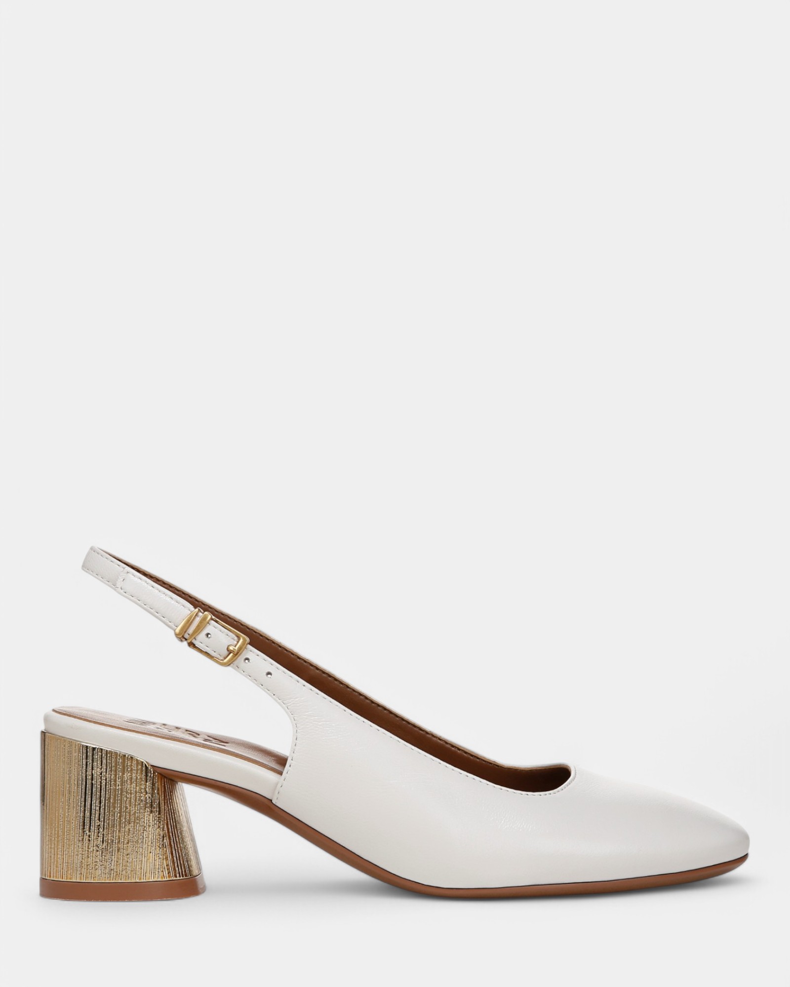 Lane Slingback Pump - Warm White
