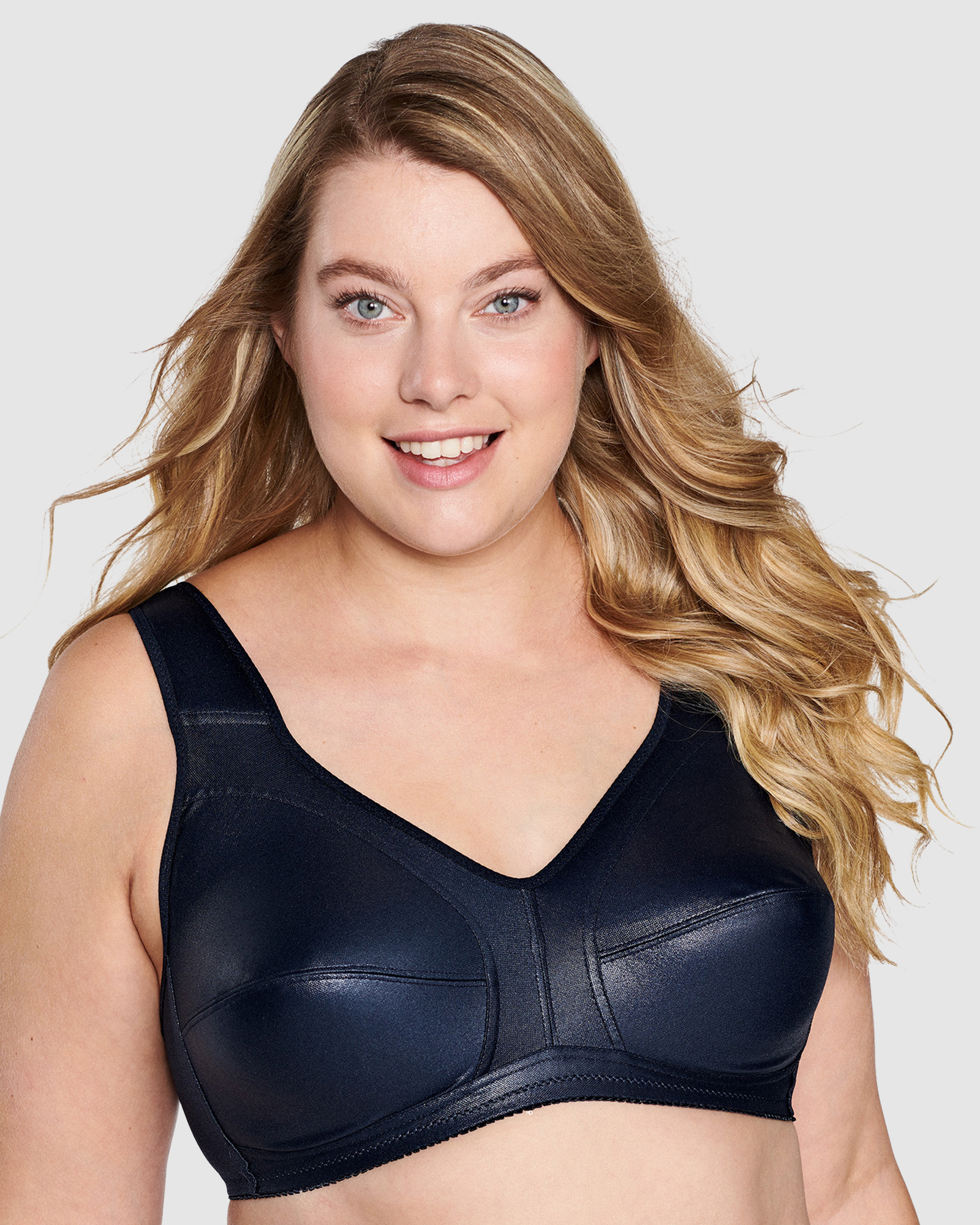 Wide Strap Wireless Minimiser Bra