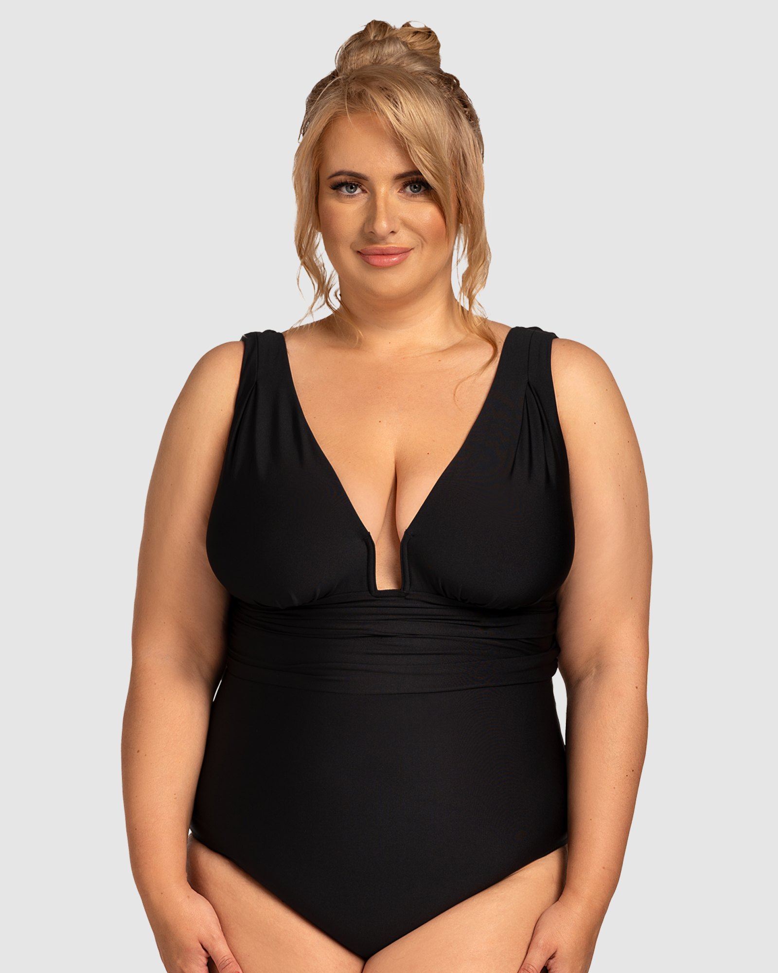 Milano Plunge Full Bust One Piece Swimsuit