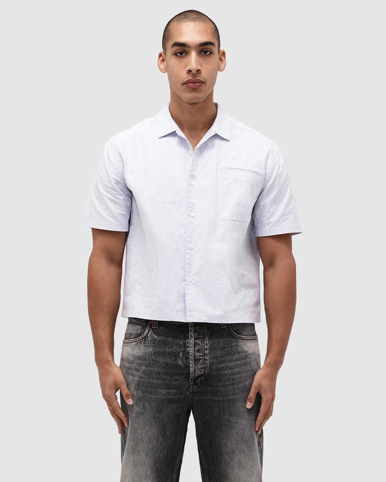 Stripe SS Mod Shirt
