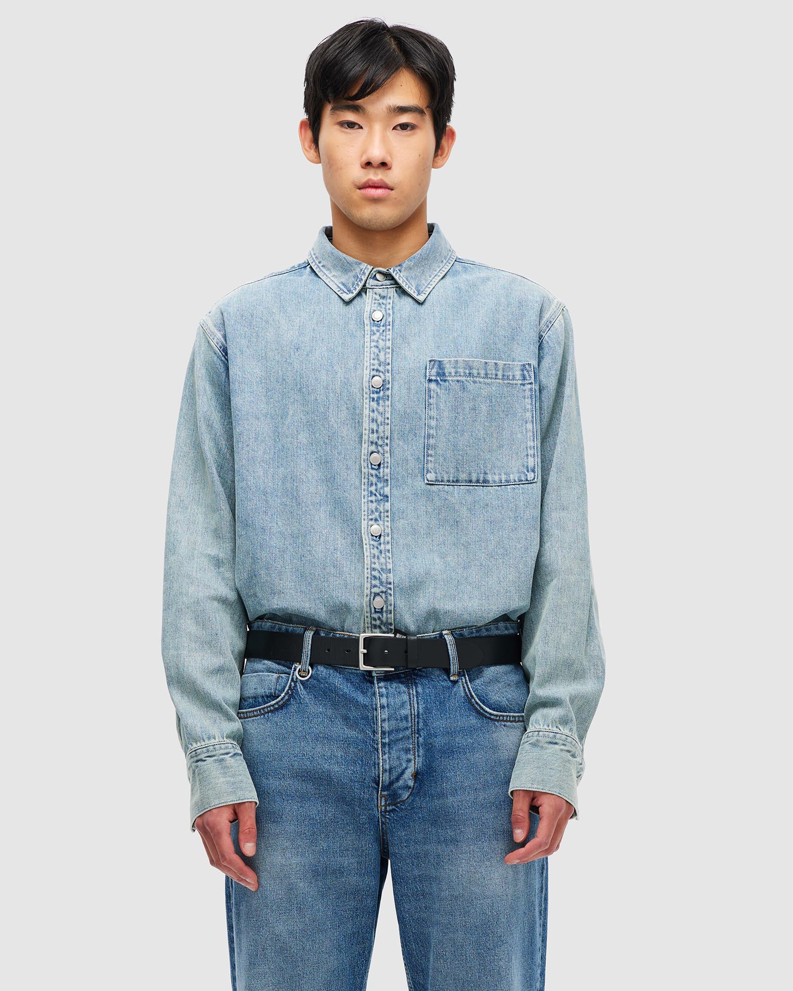 Regular Fit Denim Overshirt