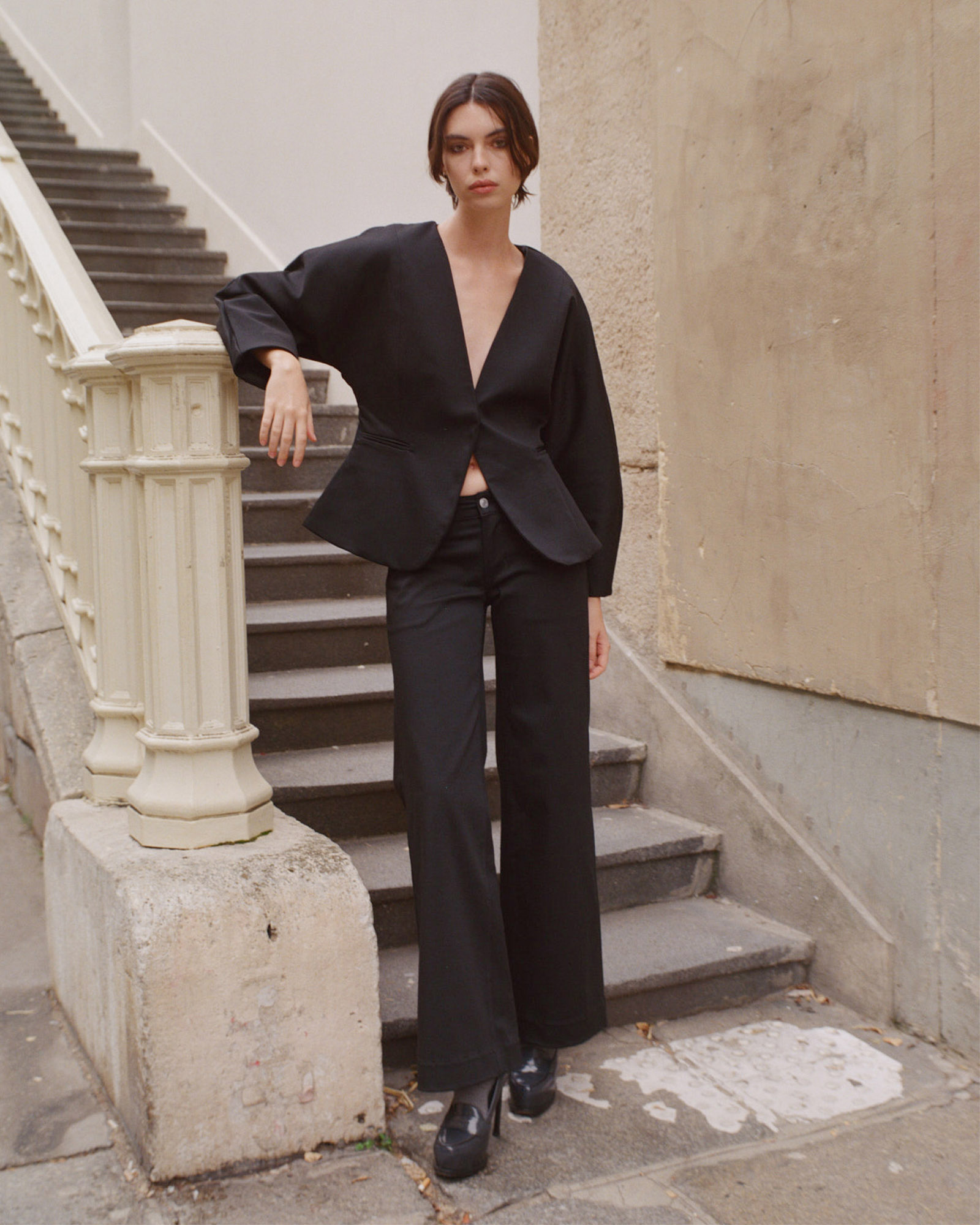 Eva Low Scuba Black