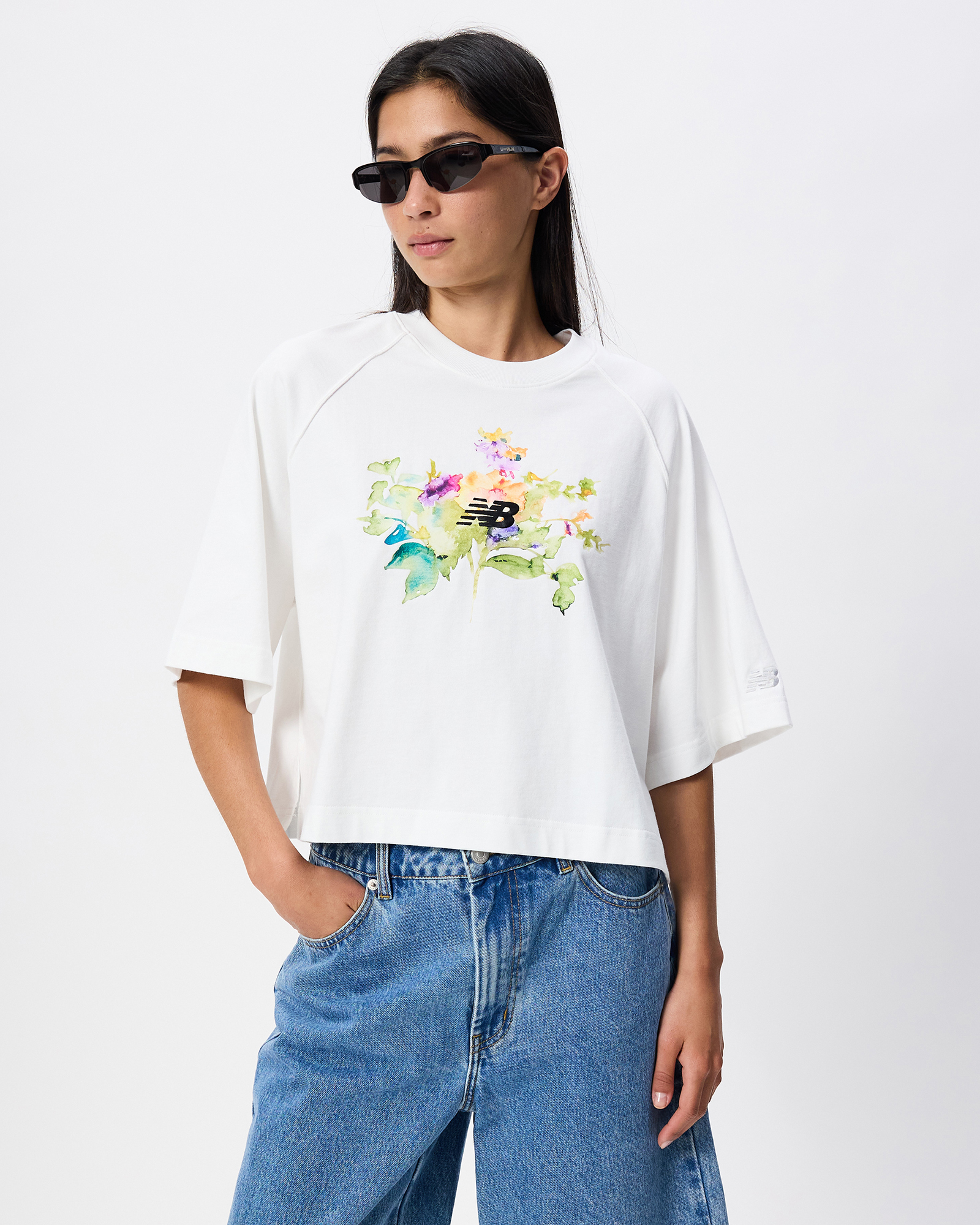 Watercolor Multi Boxy T-Shirt