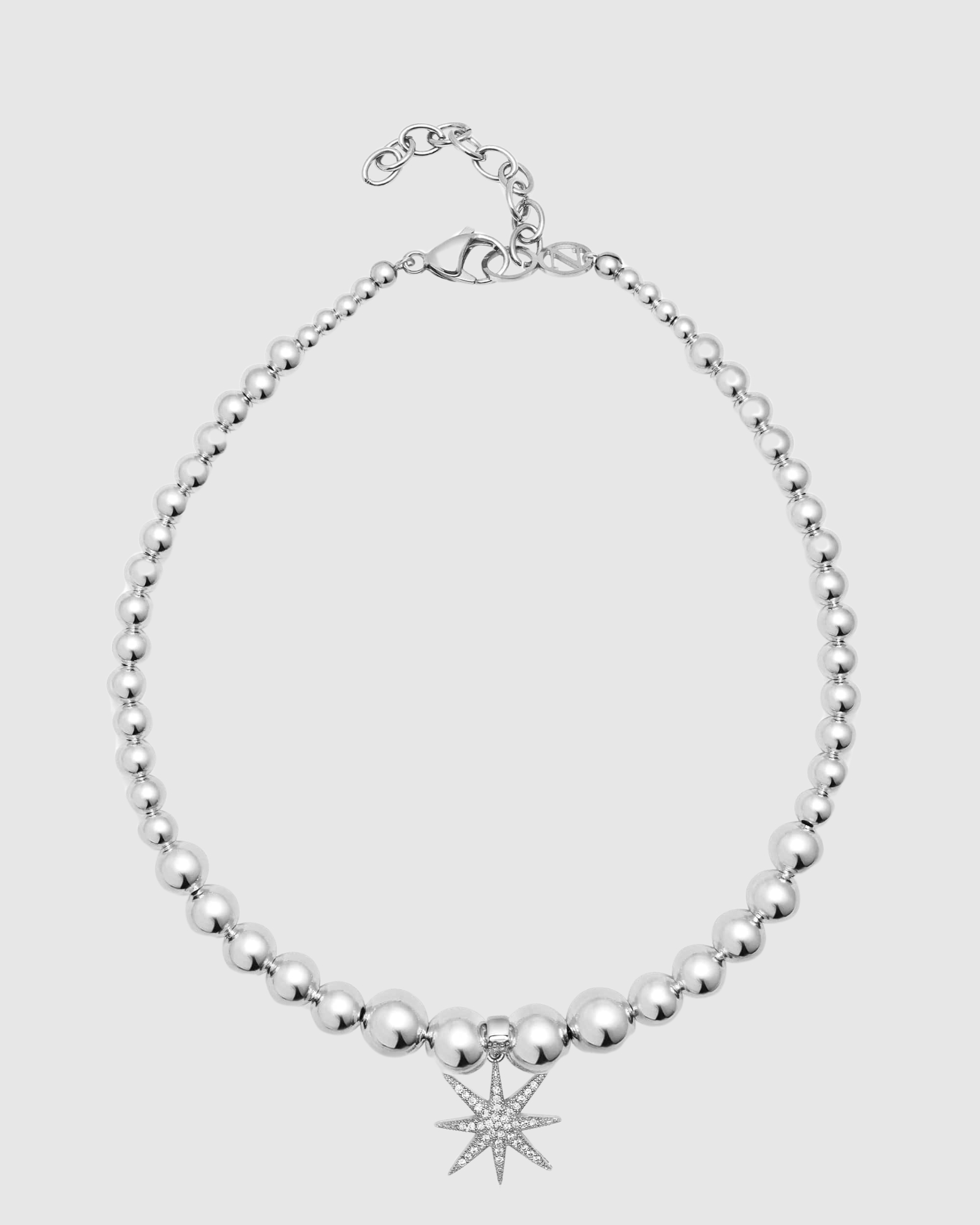 Twilight Star Silver Choker