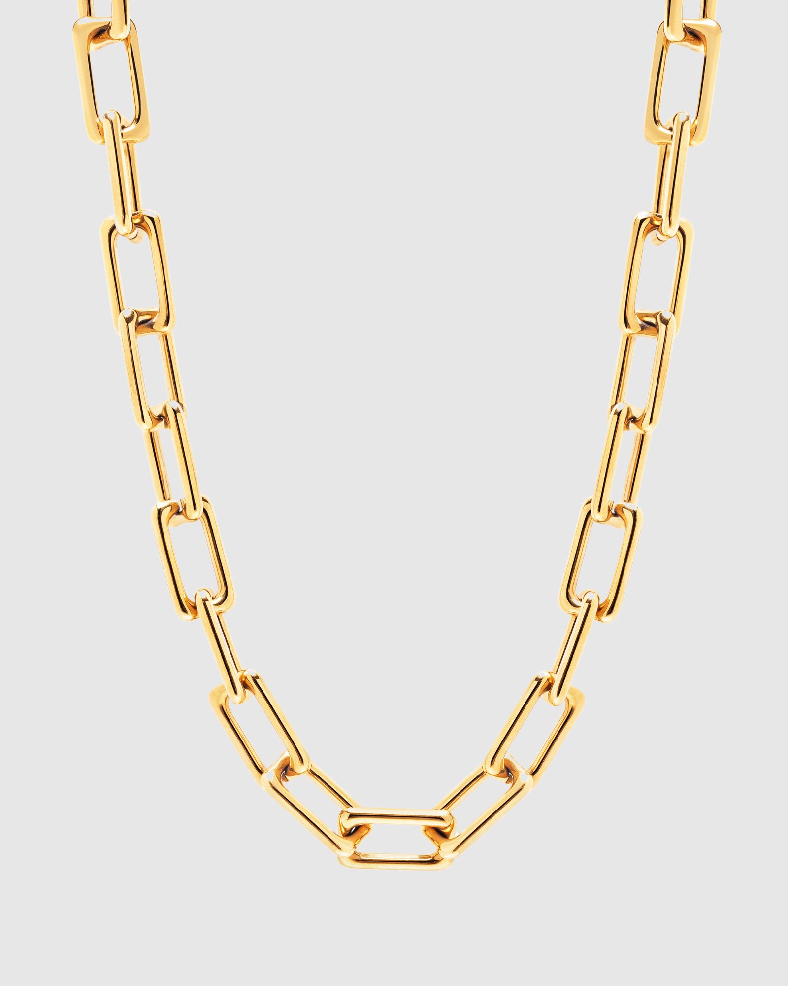 Women's Gold Paperclip Chain