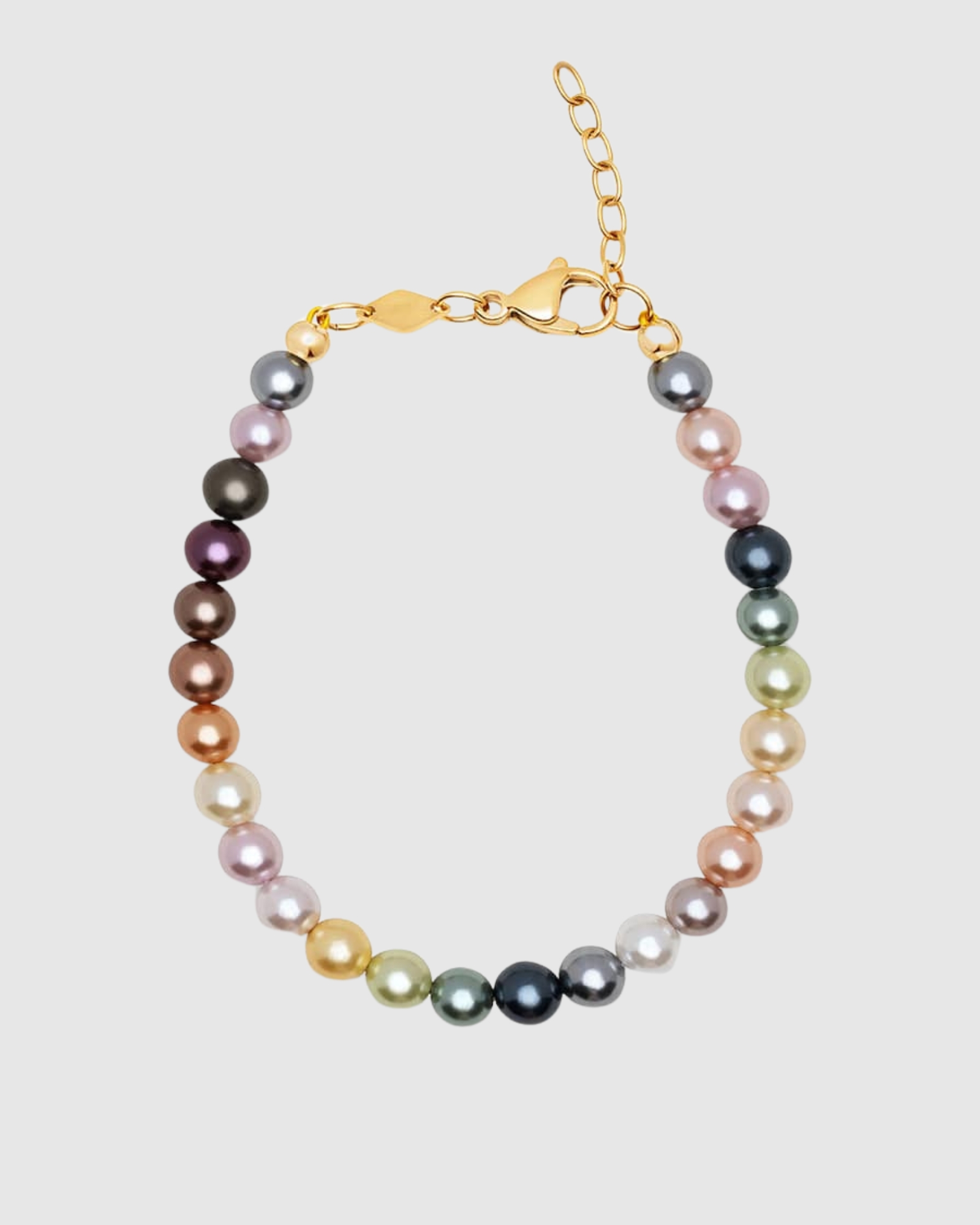 Women's Rainbow Pearl Bracelet