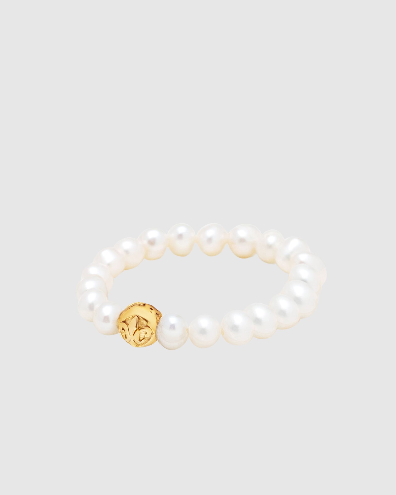 Women's Beaded Pearl Ring