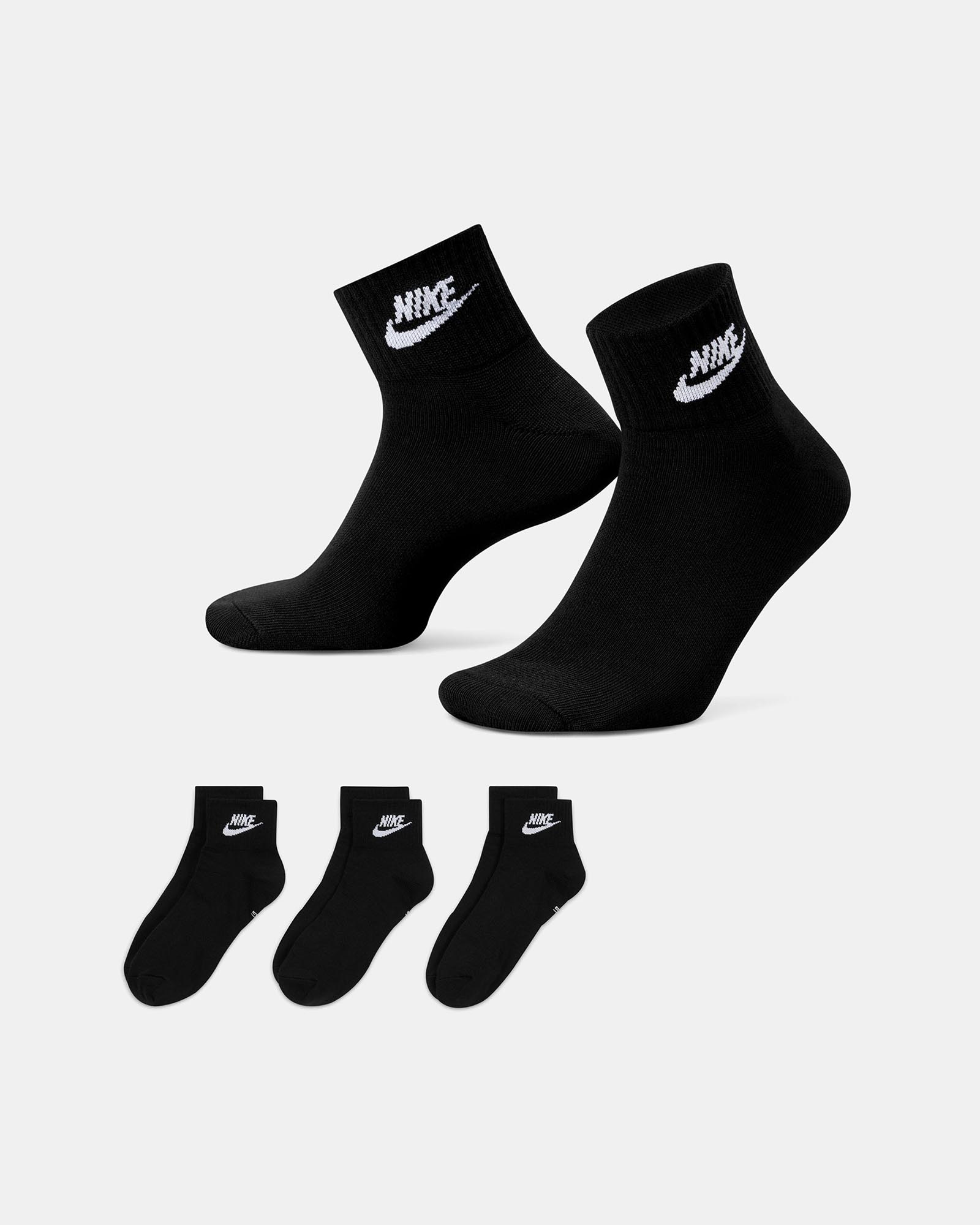 Everyday Essential Ankle Socks 3-Pack - Unisex