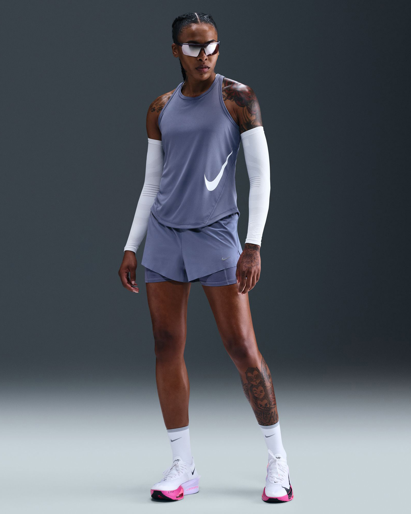 Tempo Swoosh Dri-Fit Running Tank Top