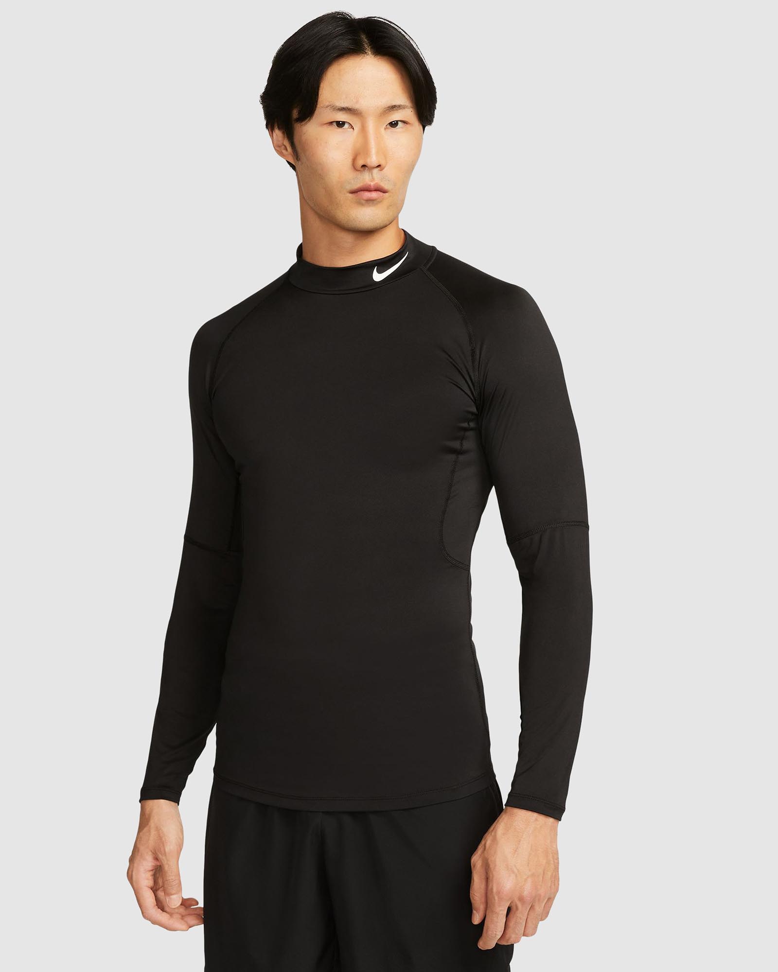 Nike Pro Dri-FIT Fitness Mock-Neck LS Top