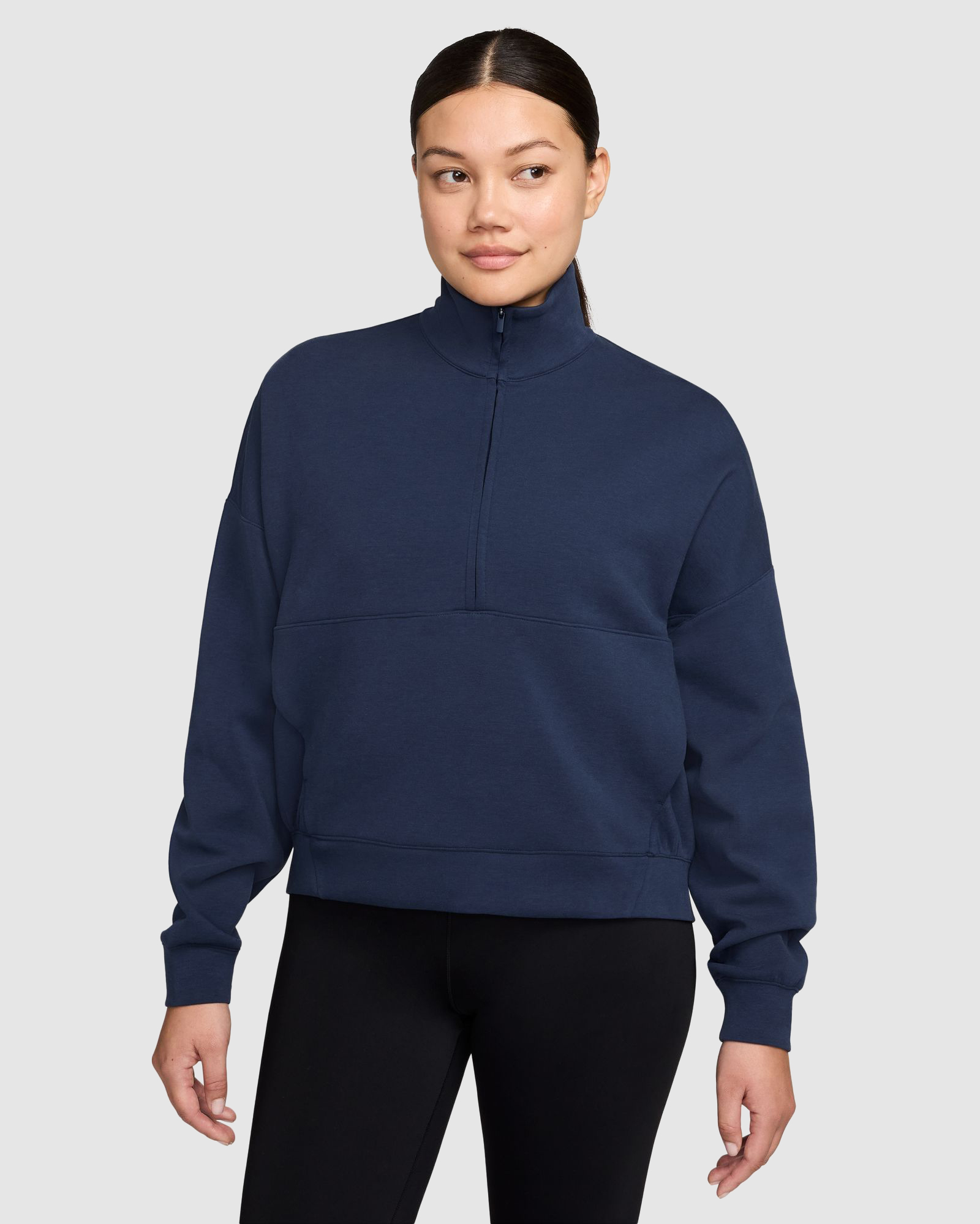 24.7 ImpossiblySoft Dri-FIT Oversized Half-Zip Top