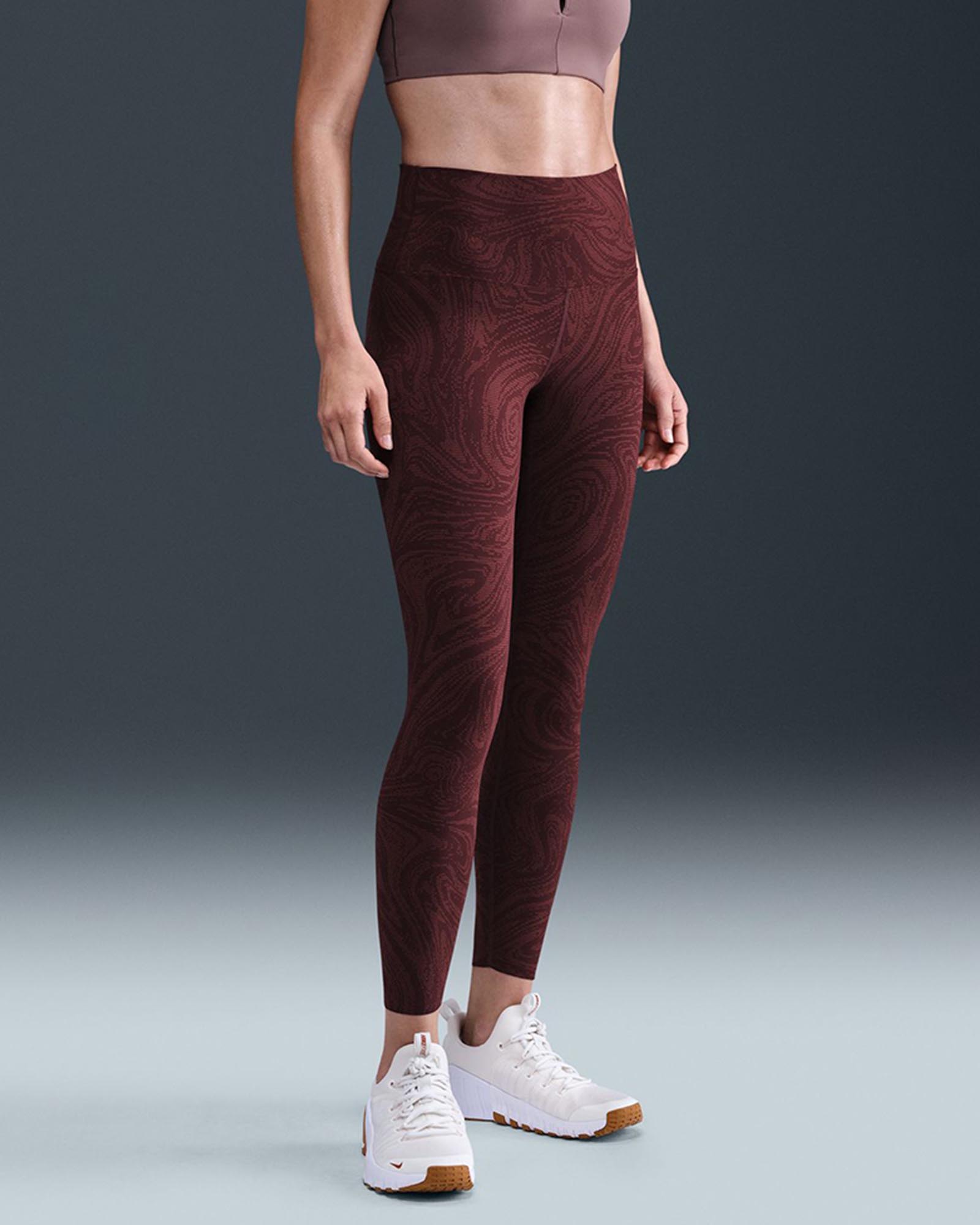 Zenvy Gentle-Support High-Waisted 7/8 Printed Leggings