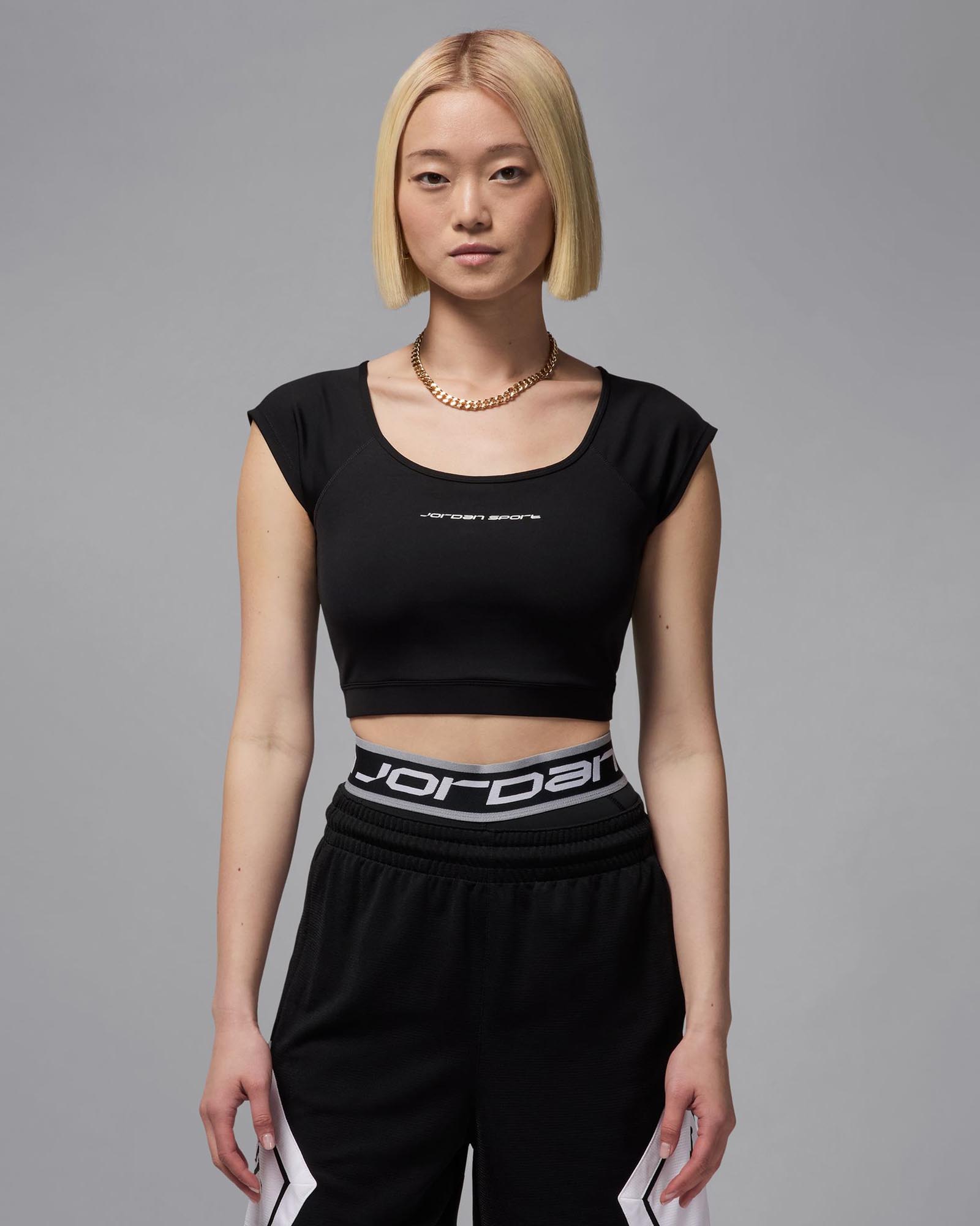 Jordan Sport SS Knit Crop Top