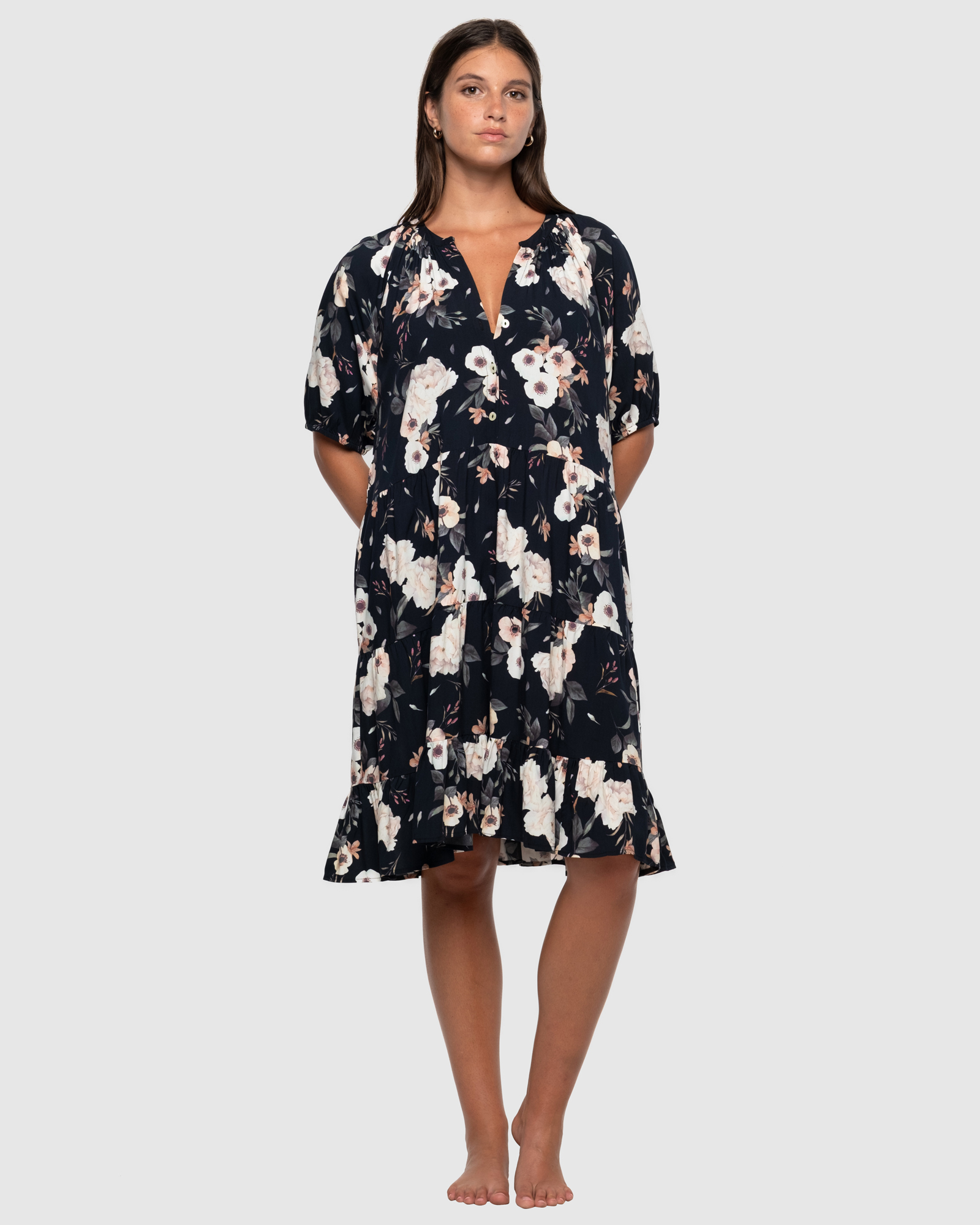 Evening Shadow Mandalay One Size Midi Dress