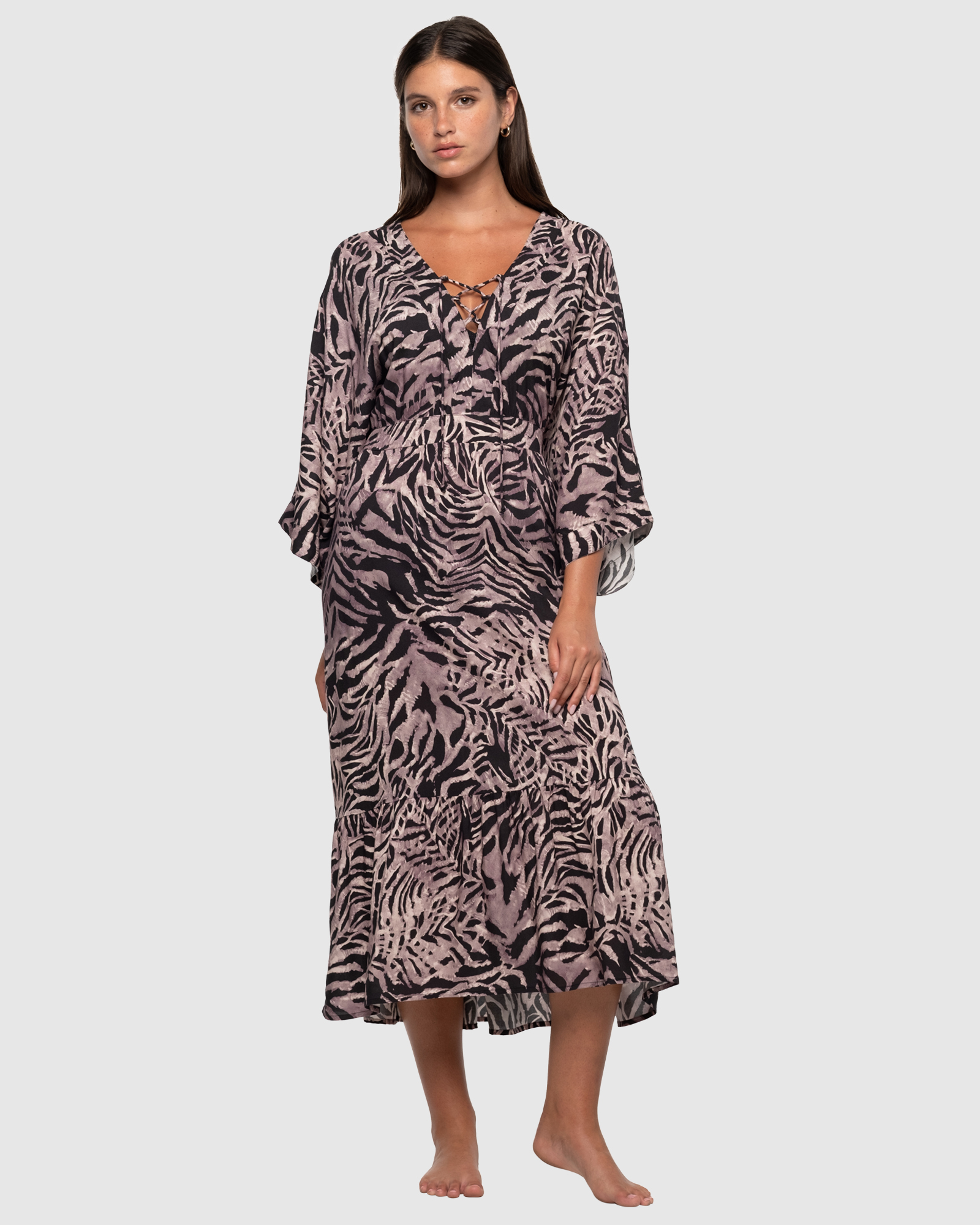 Tuamotu Corrimal One Size Maxi Dress