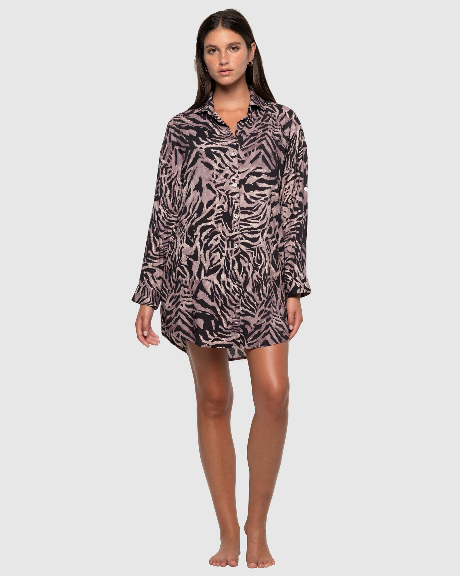 Tuamotu Bronte Button Through Beach Shirt