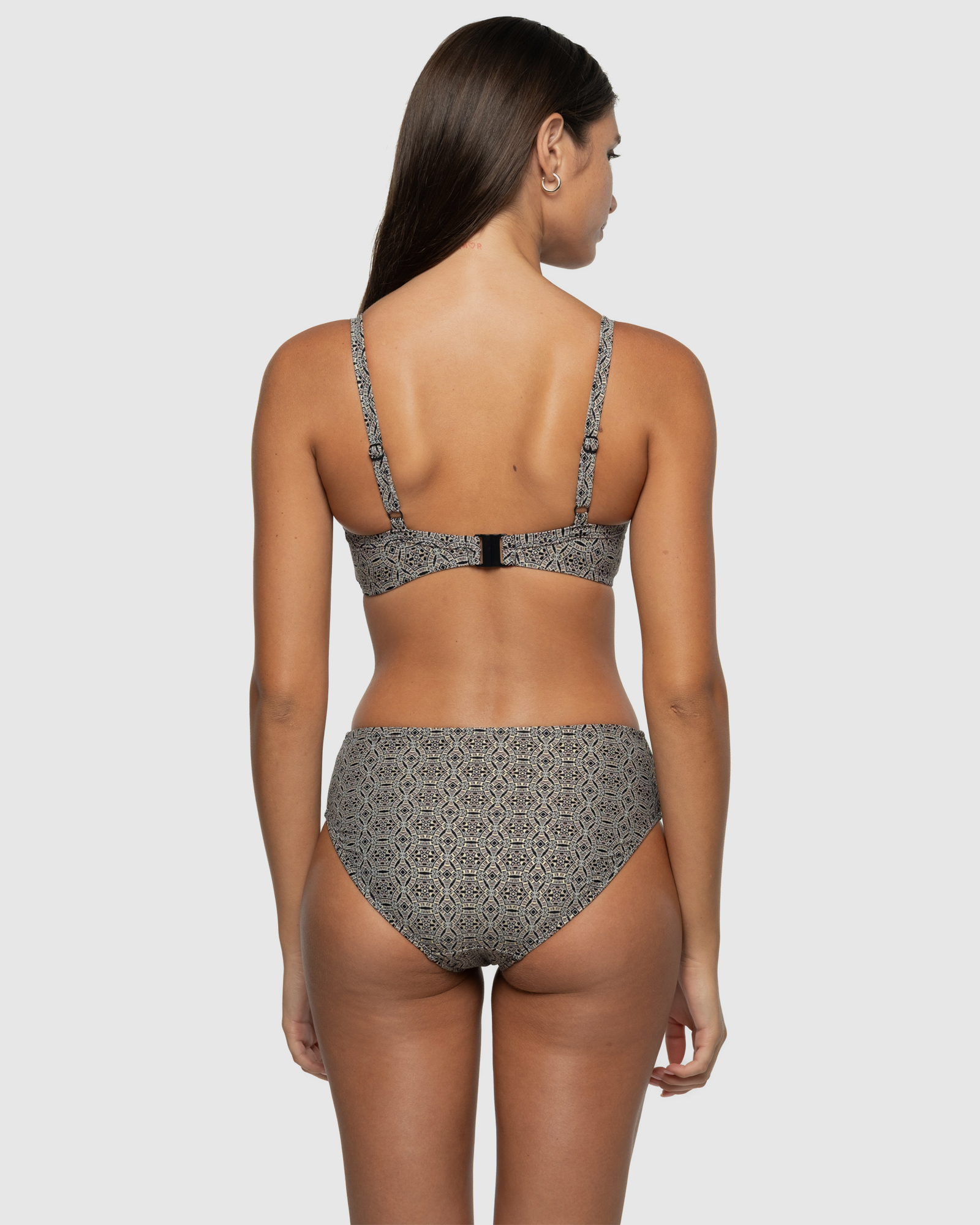 Tintilating Tile Brigitte Ruched Bikini Pant