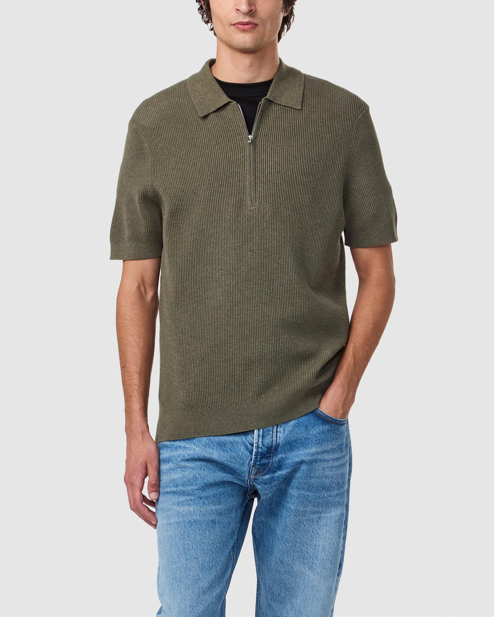 Hansie SS Zip Polo