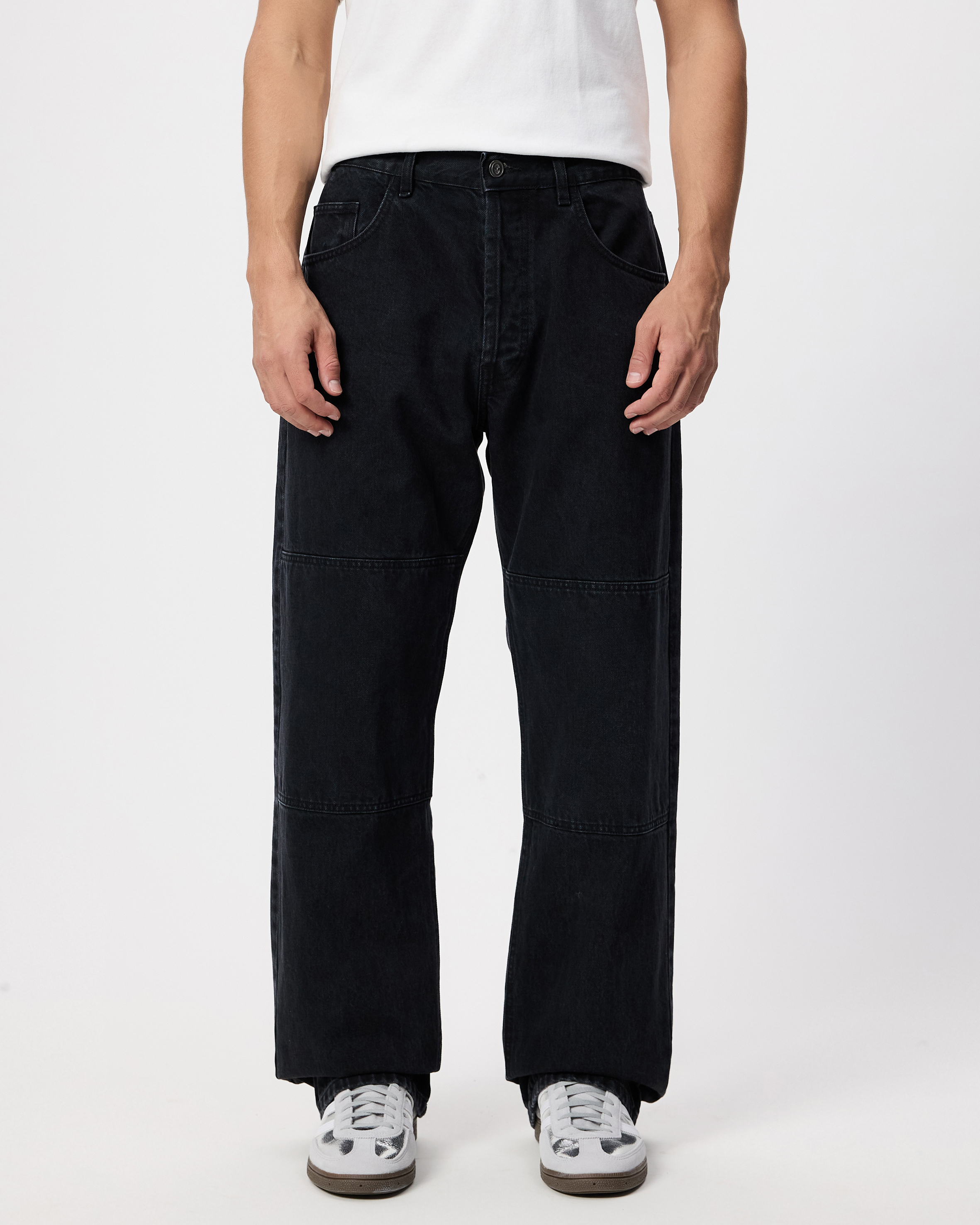 Double Knee Denim Pants