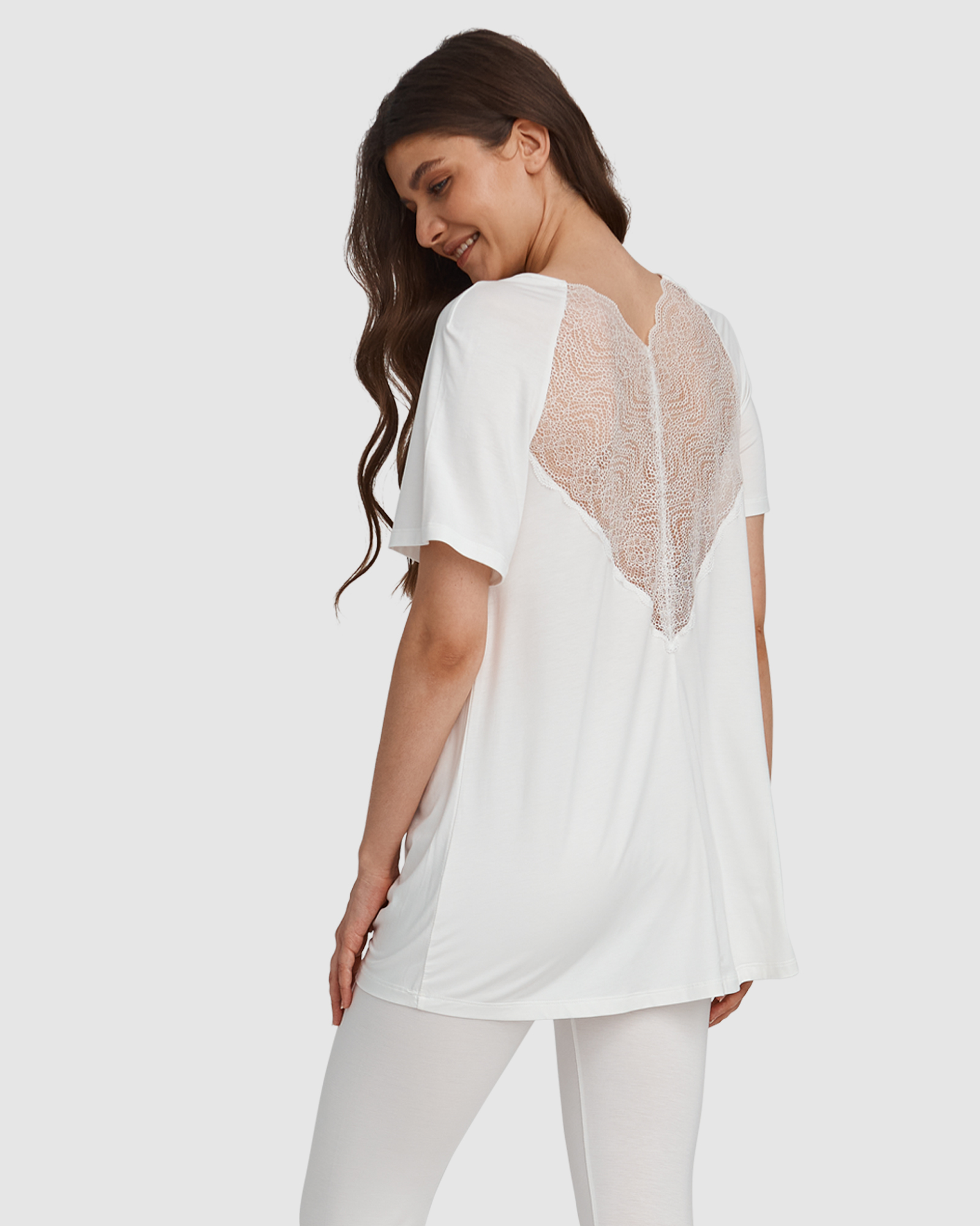Lace Back Pyjama Set