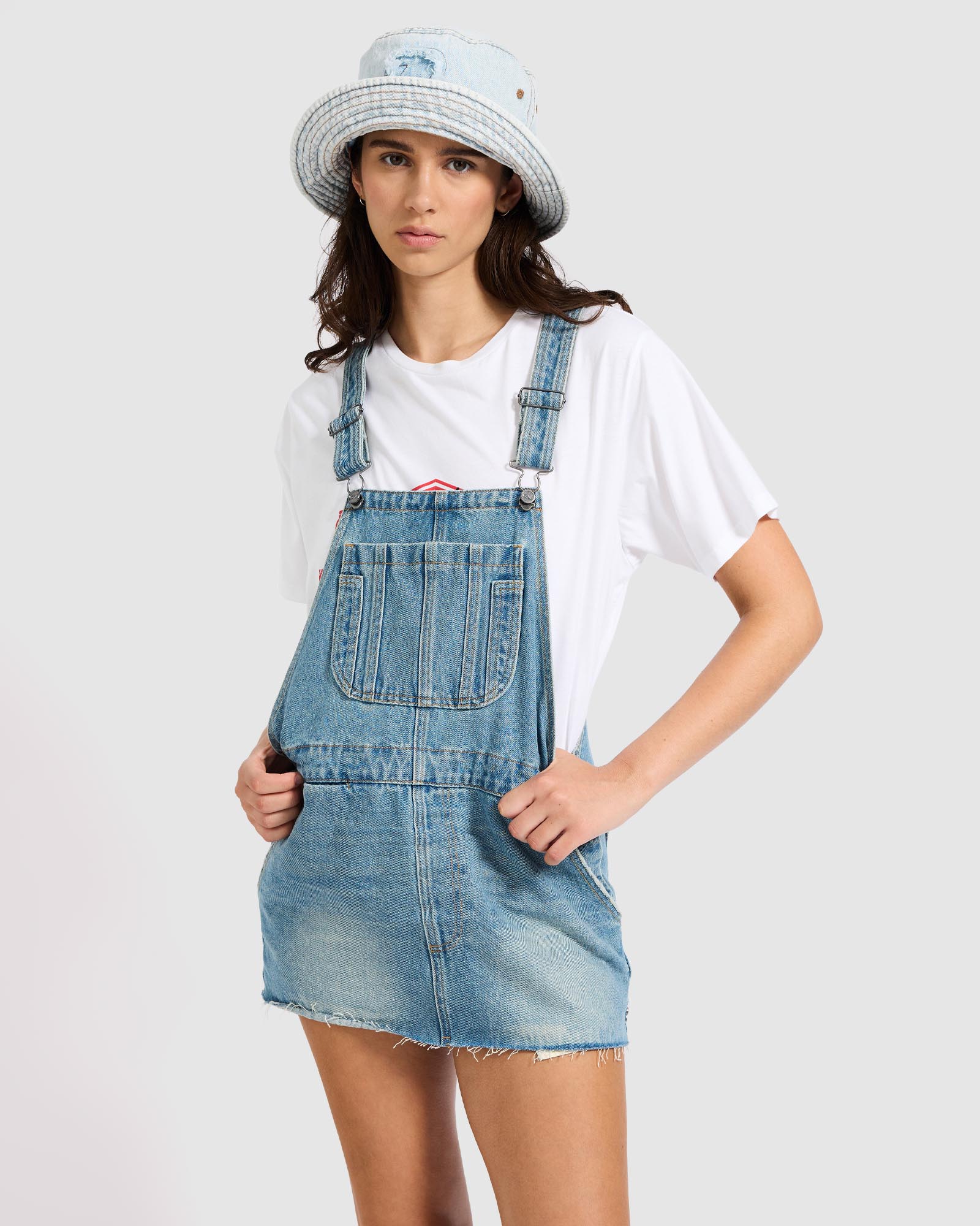 Sloan Mini Pini Denim Dress
