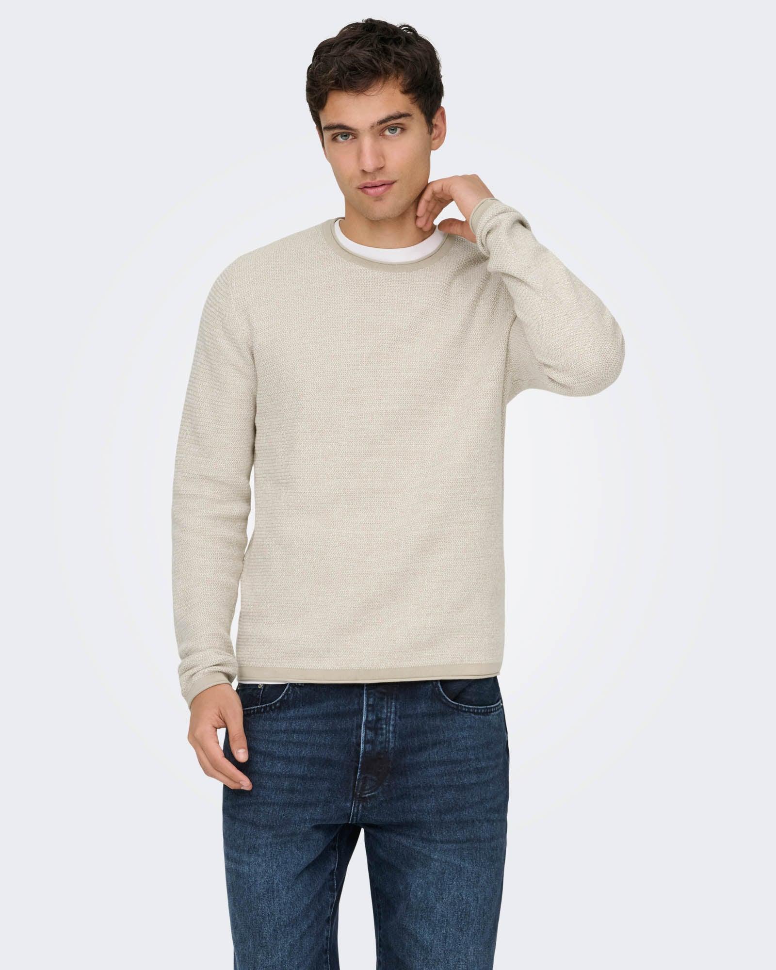 Eric Structured Knit Pullover