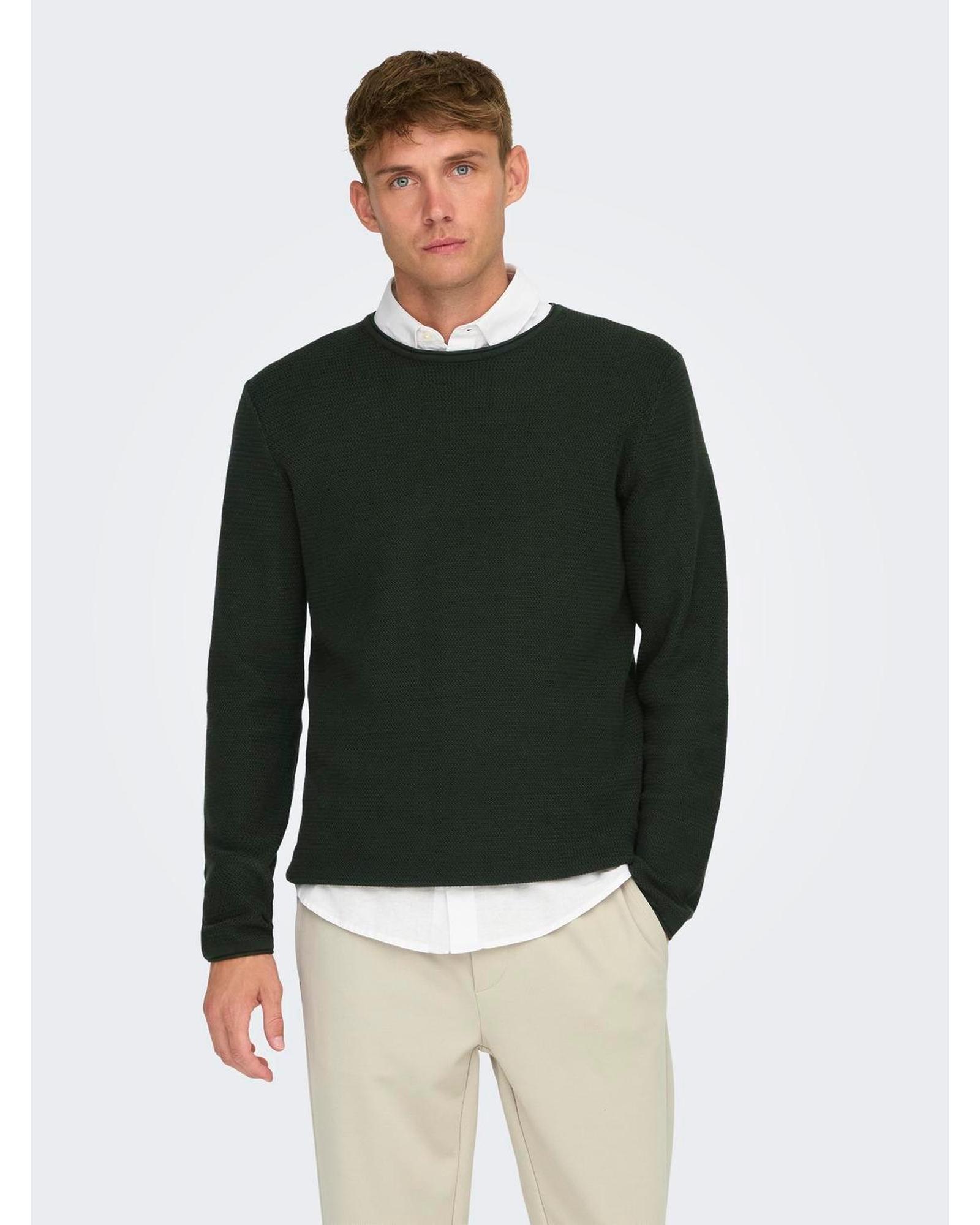 Eric Structured Knit Pullover