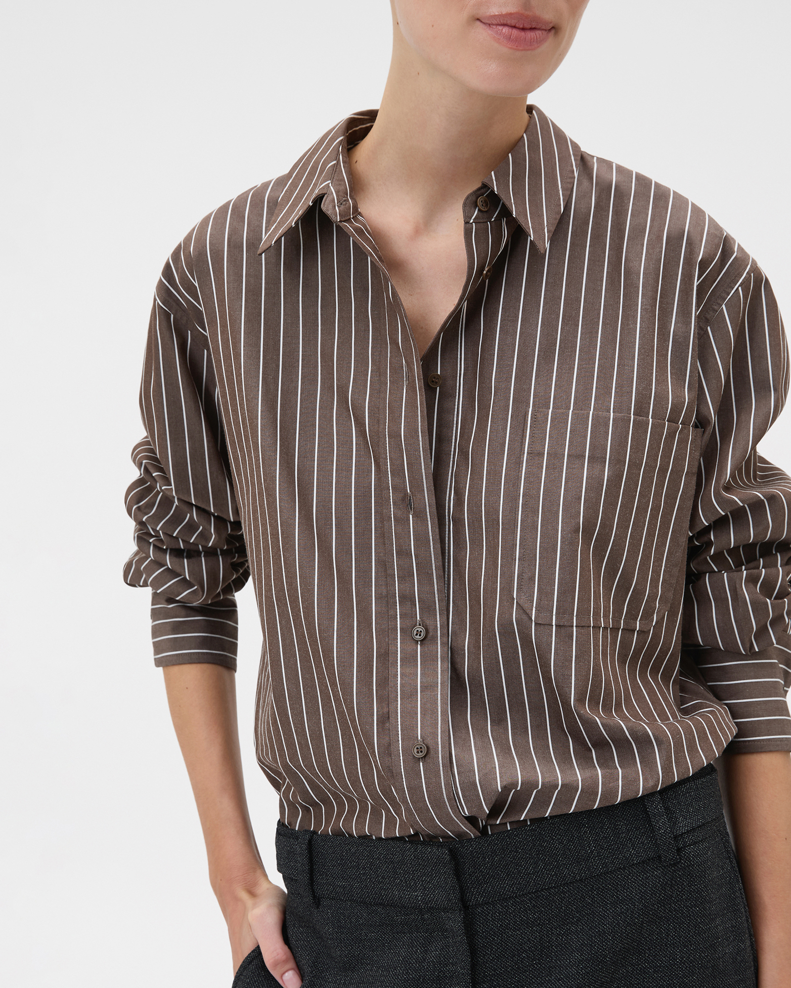 Long Sleeve Stripe Shirt