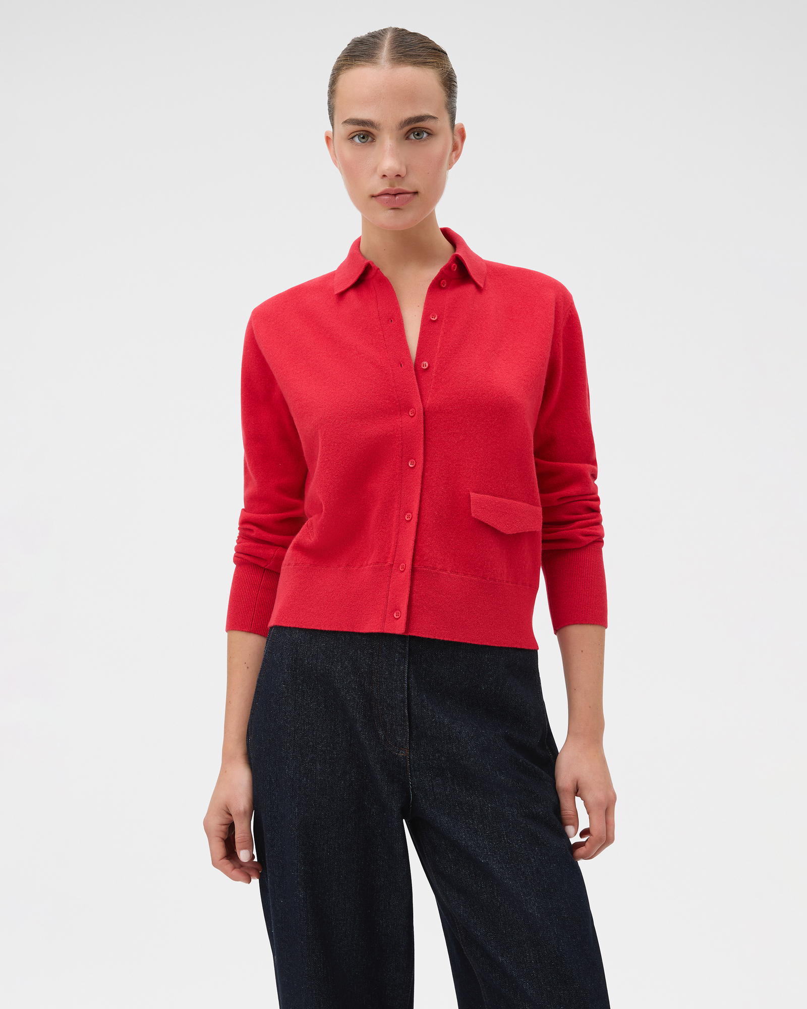 Collar Cardigan