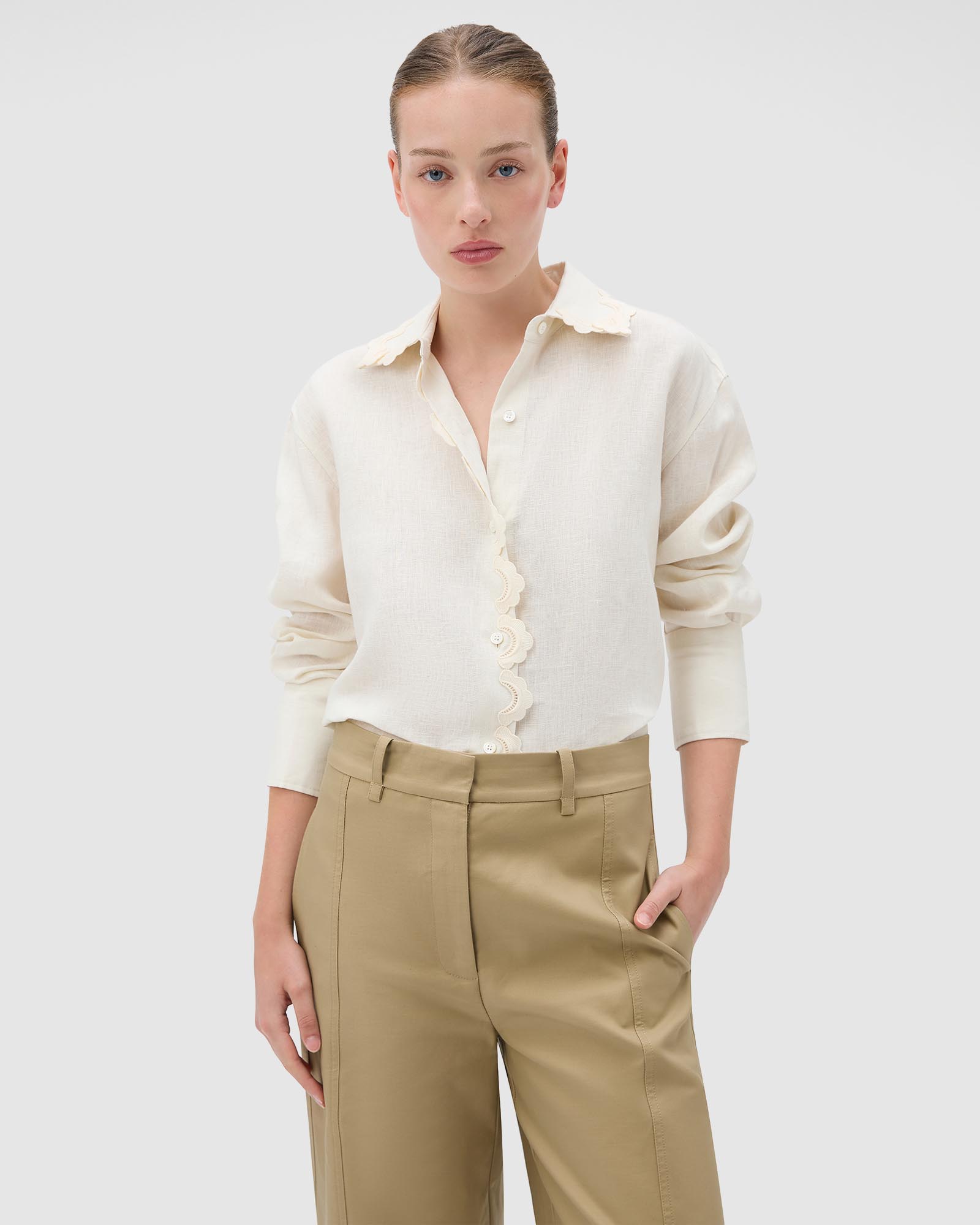 Lace Trim Shirt
