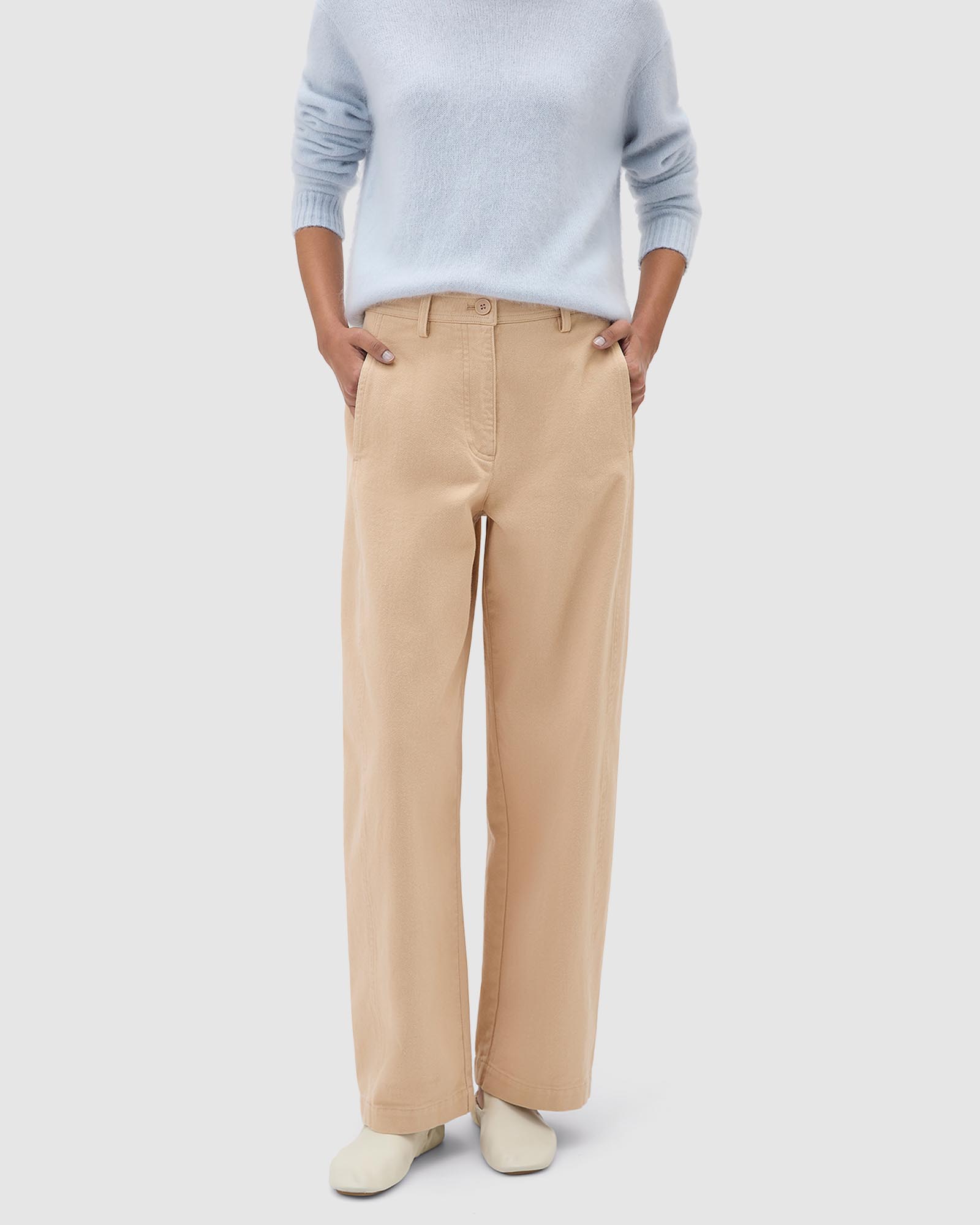 Barrel Twill Leg Pants