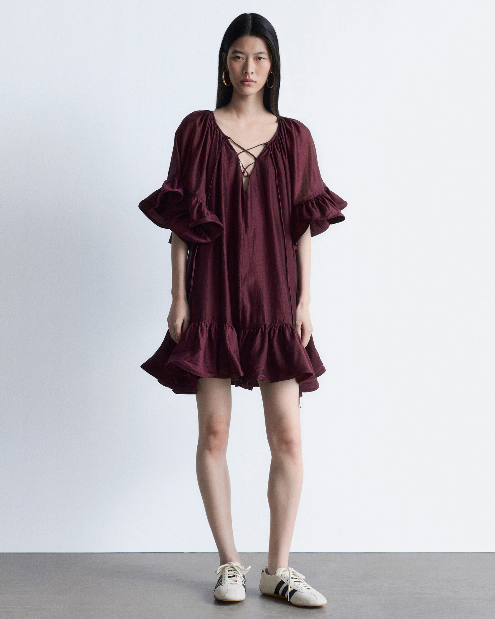 Ruffle Mini Dress