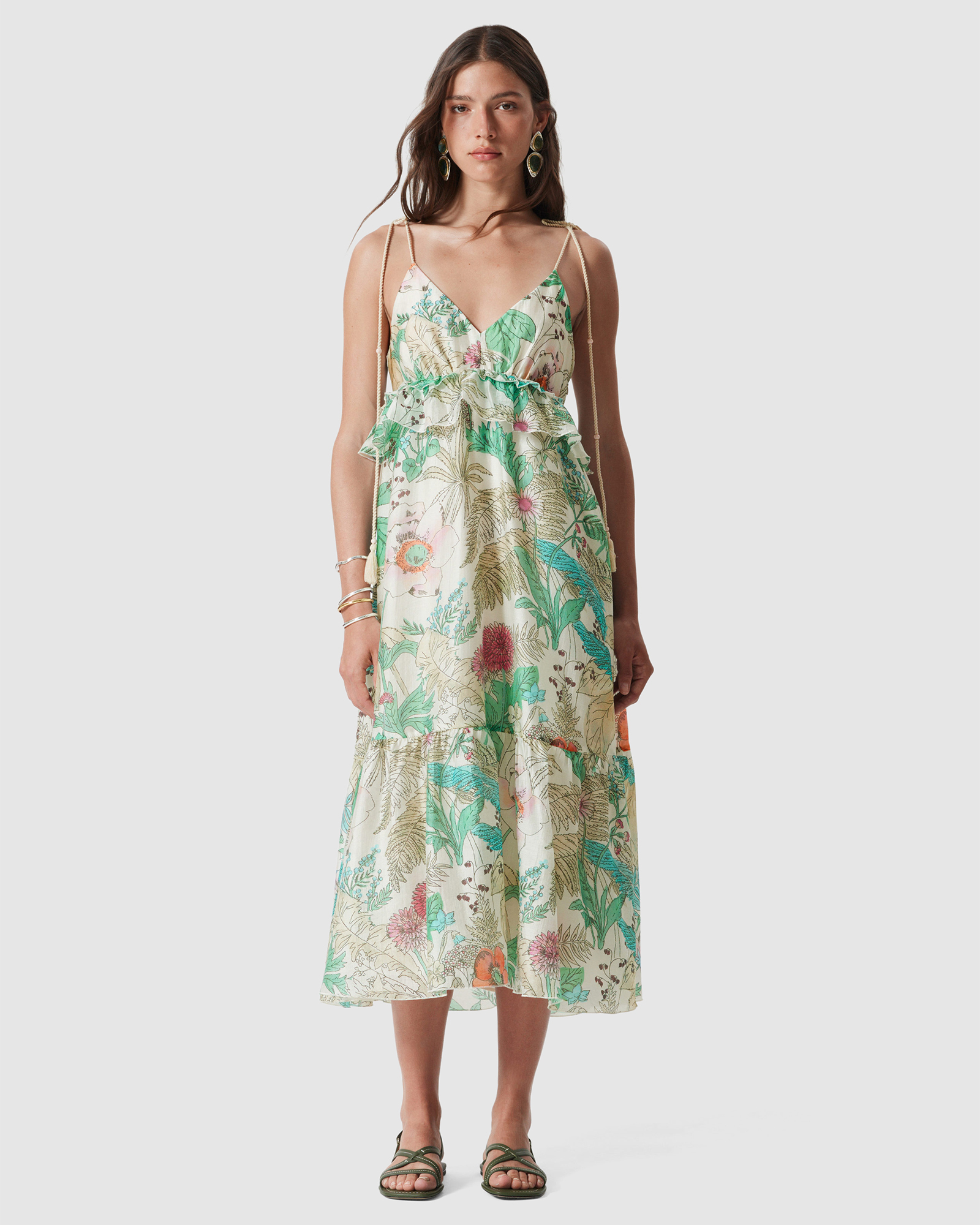 Strappy Midi Dress