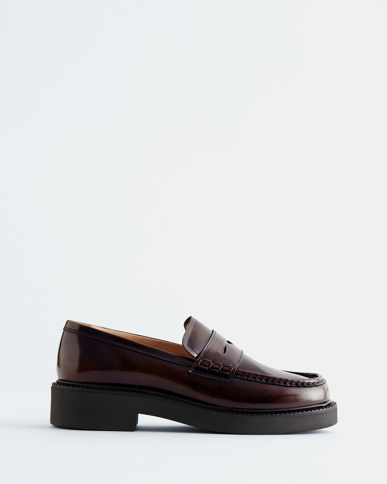 Chunky Leather Loafers