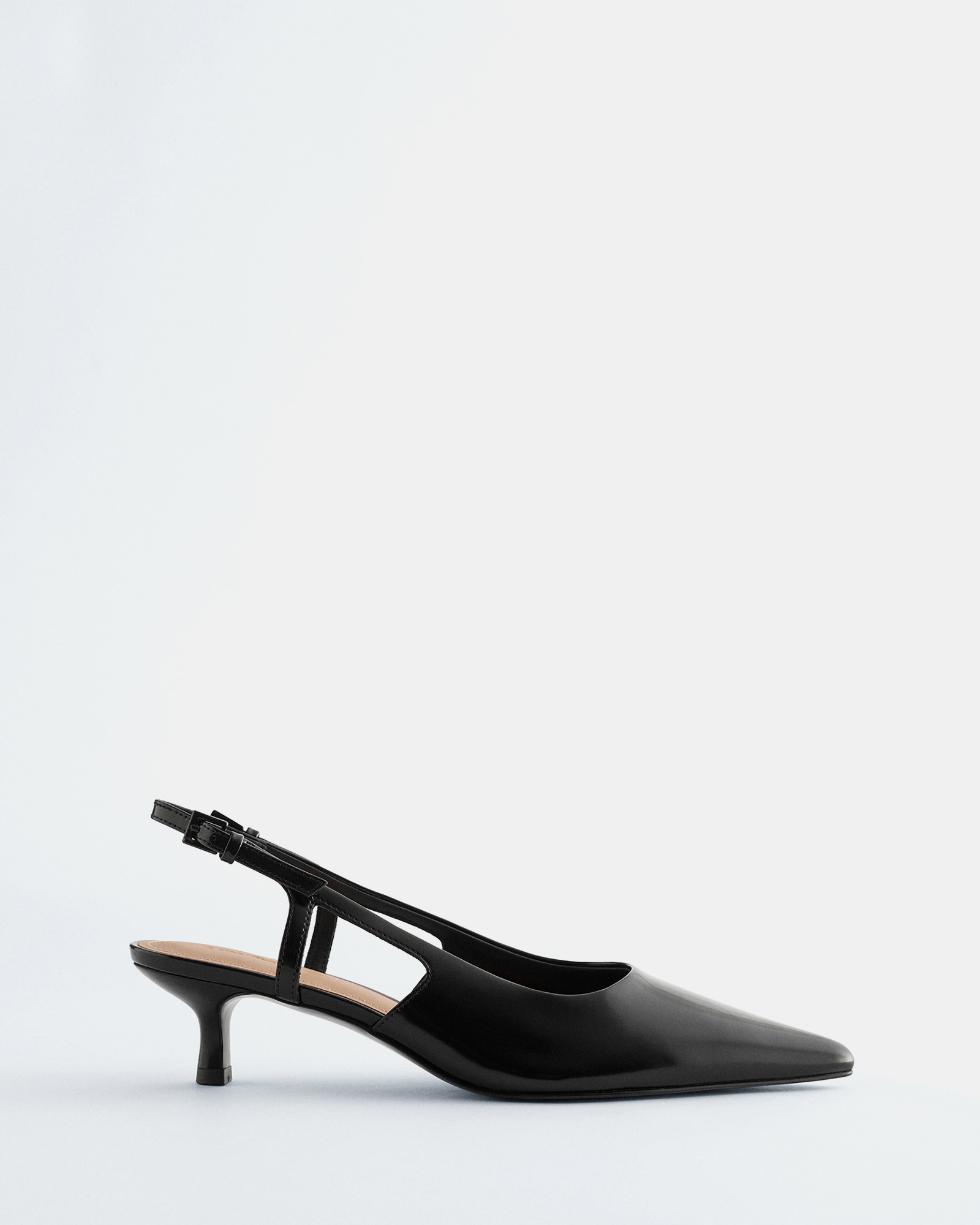 Patent Leather Slingback Pumps