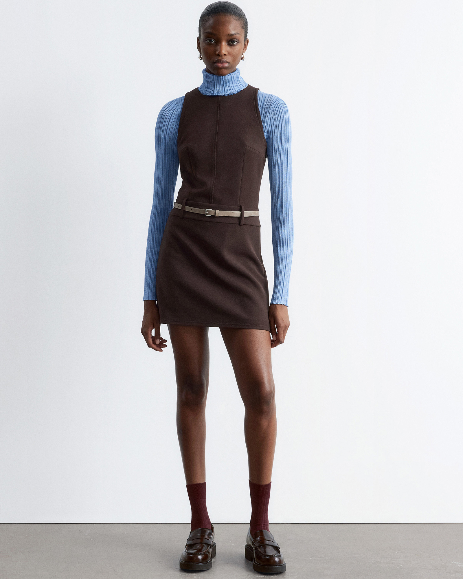 Sleeveless A-Line Mini Dress