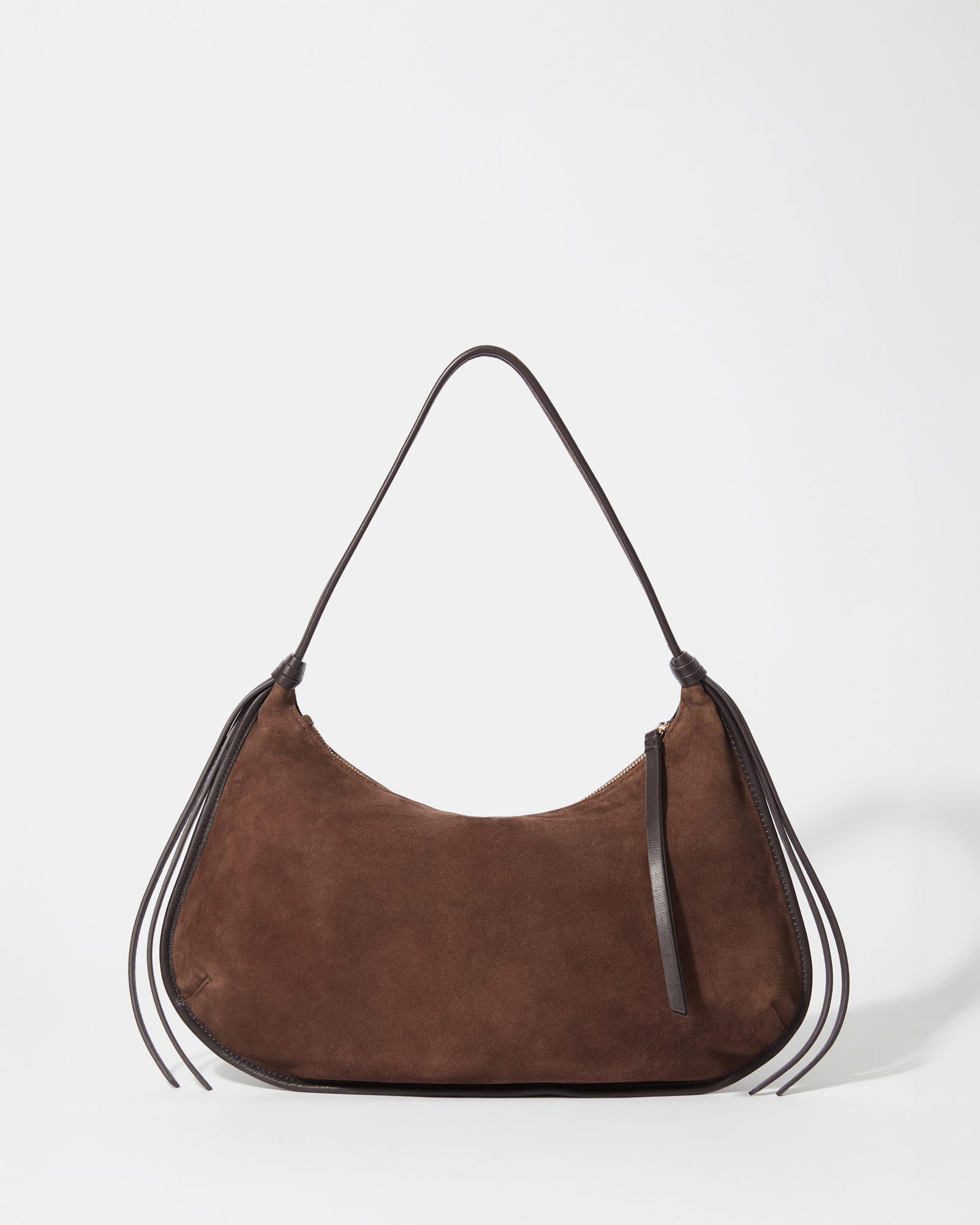 Fringed Suede Shoulder Bag