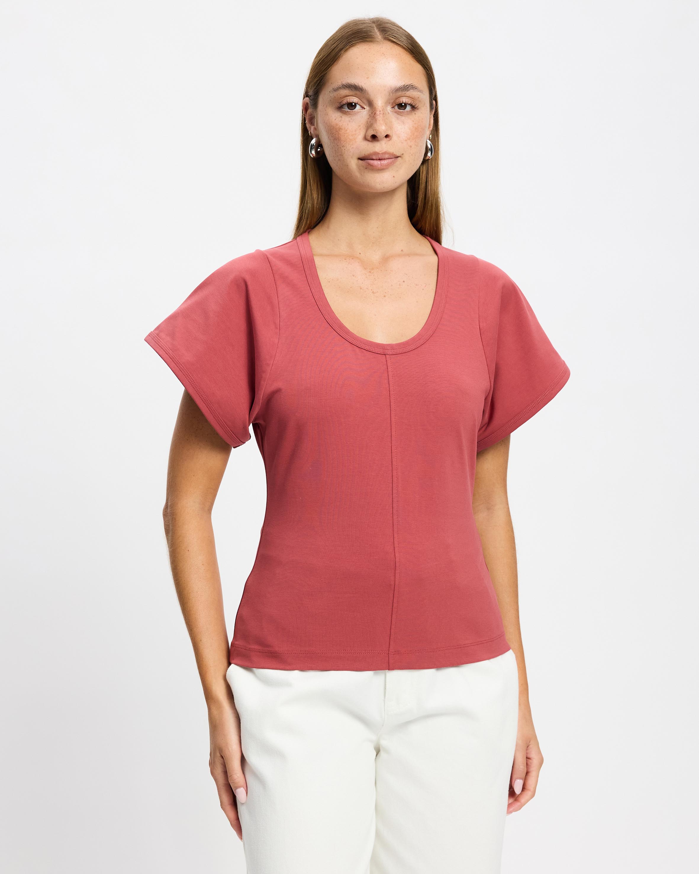 Scoop-Neck T-Shirt