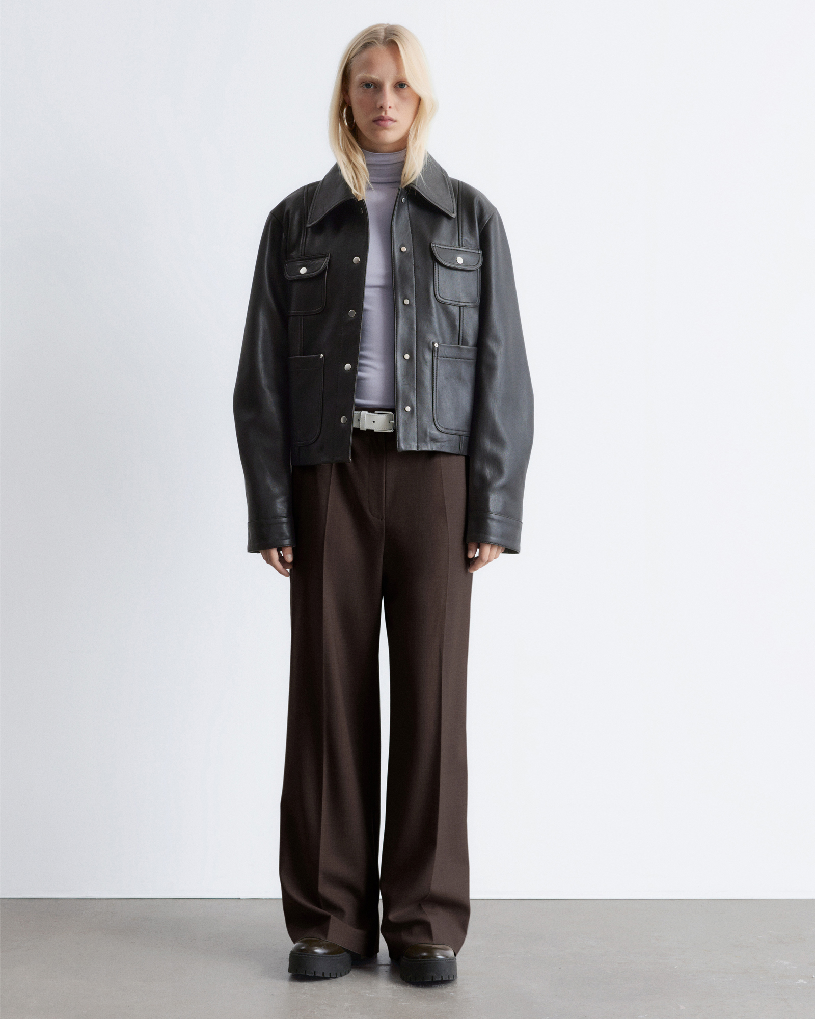 Wool Press-Crease Trousers