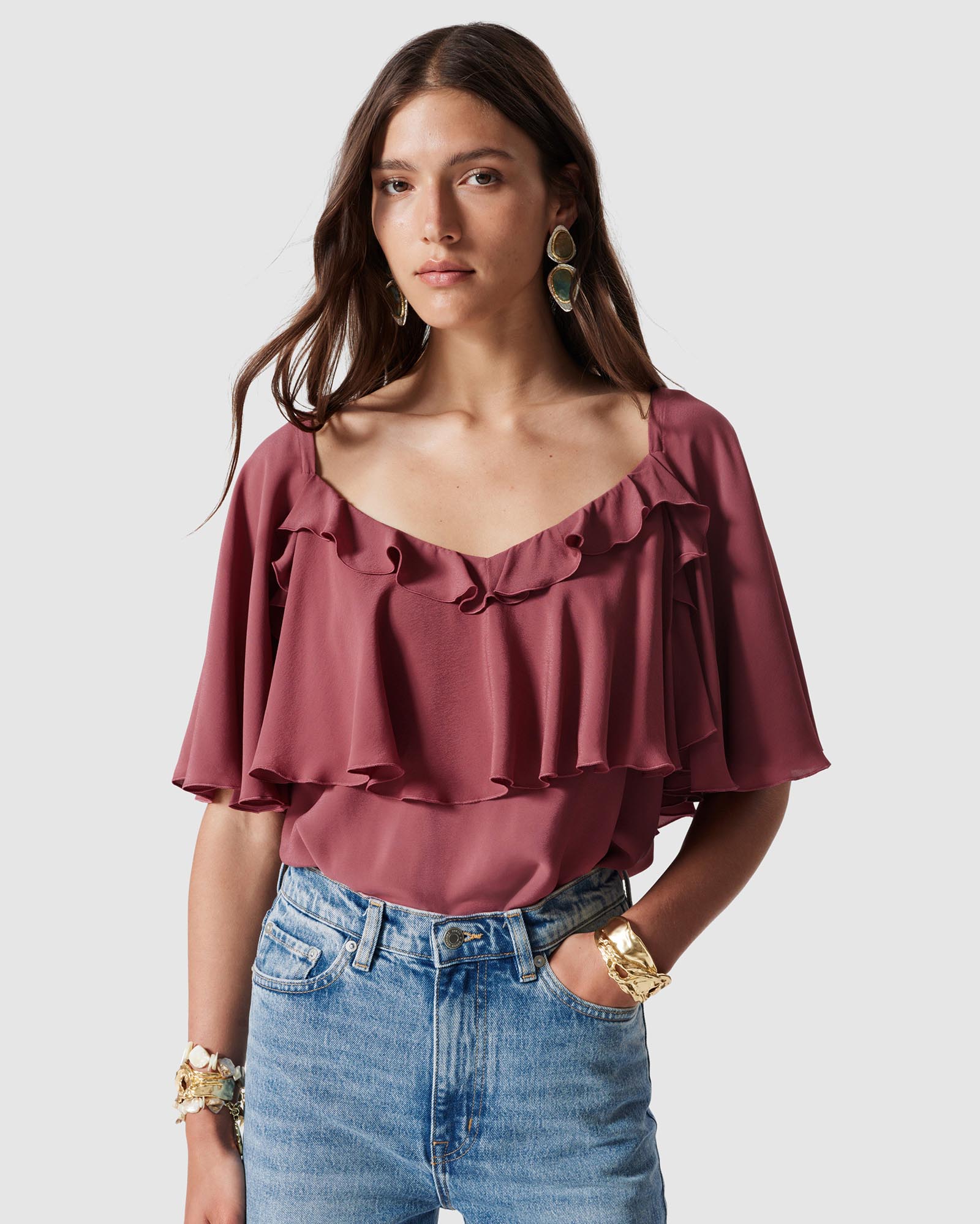 Ruffle Blouse