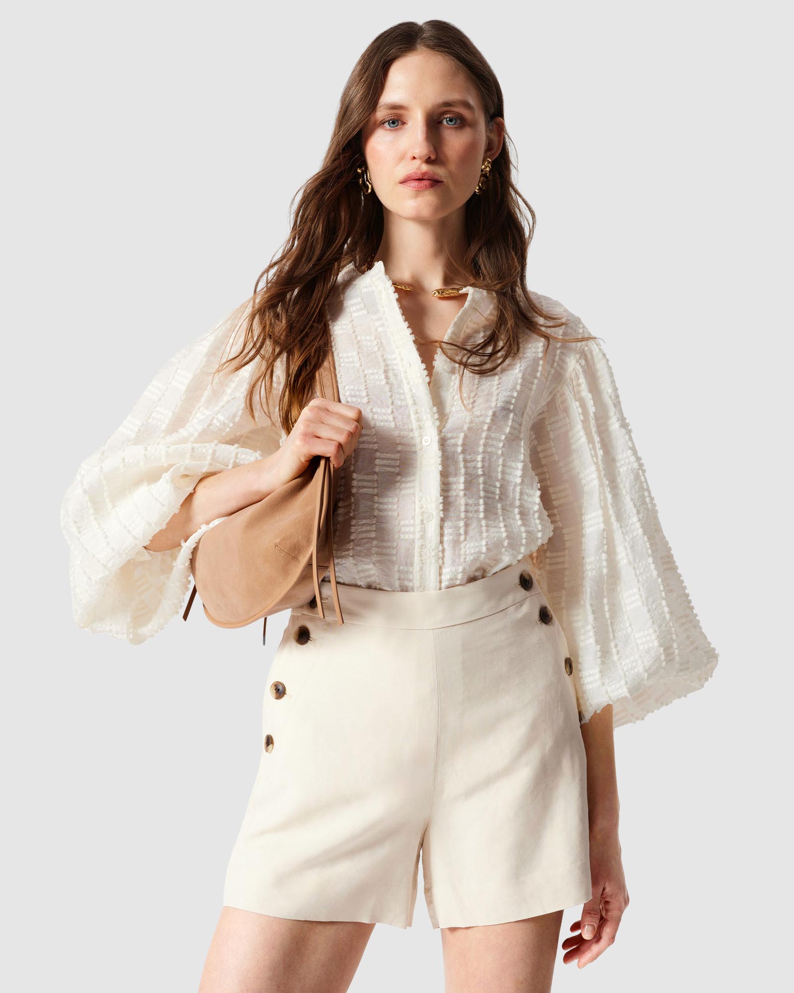 Buttoned Sailor Shorts