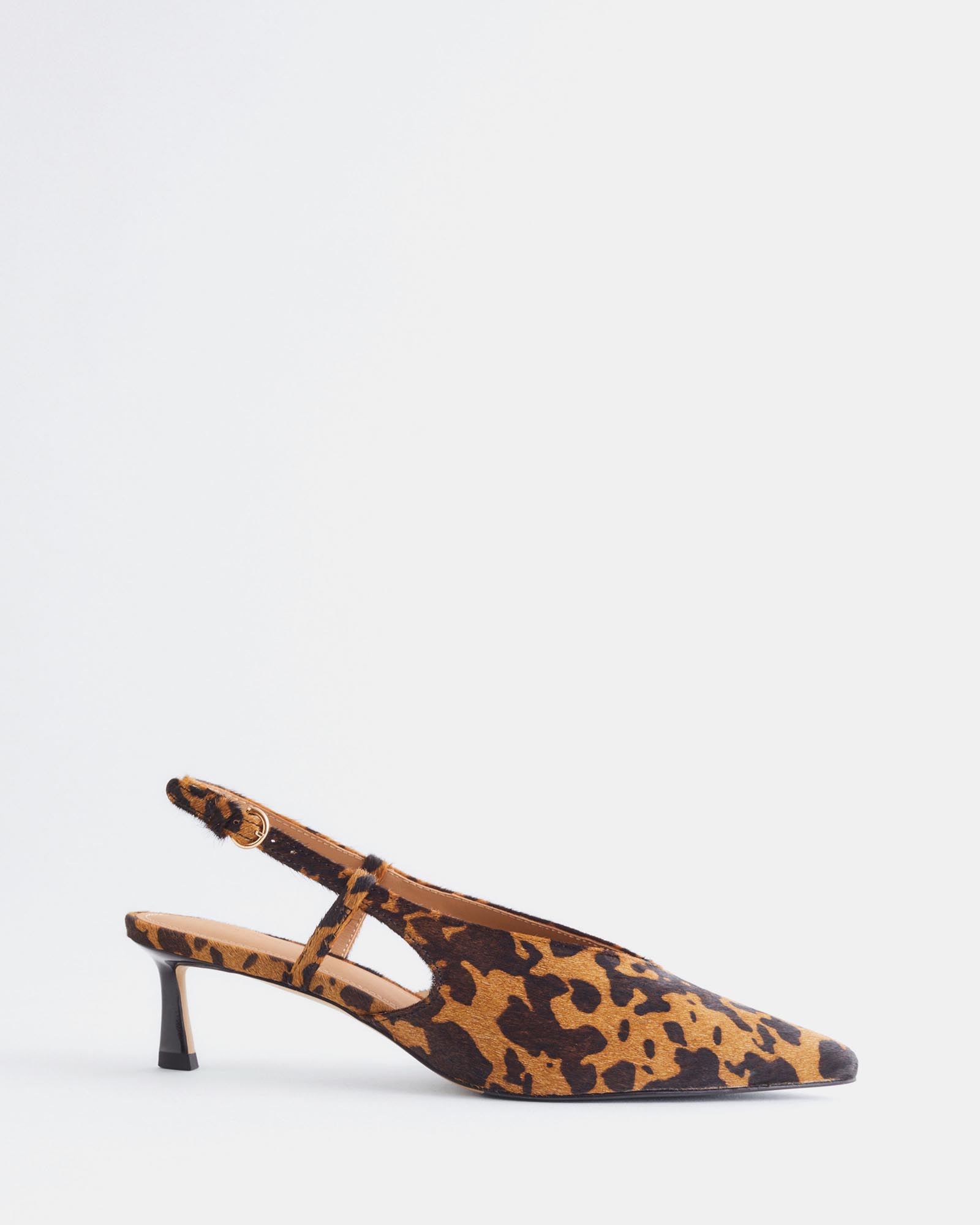 Classic Leather Slingback Pumps