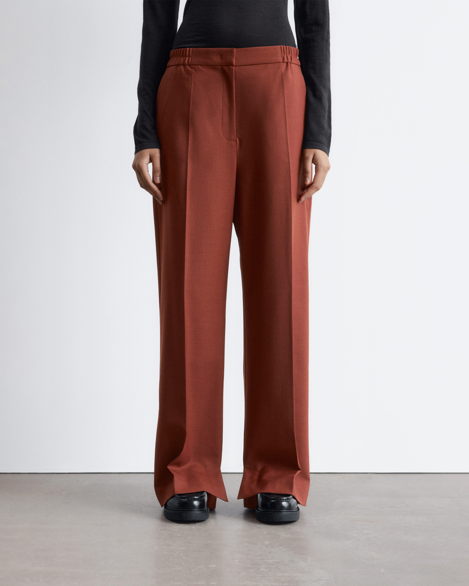 Wool Press-Crease Trousers