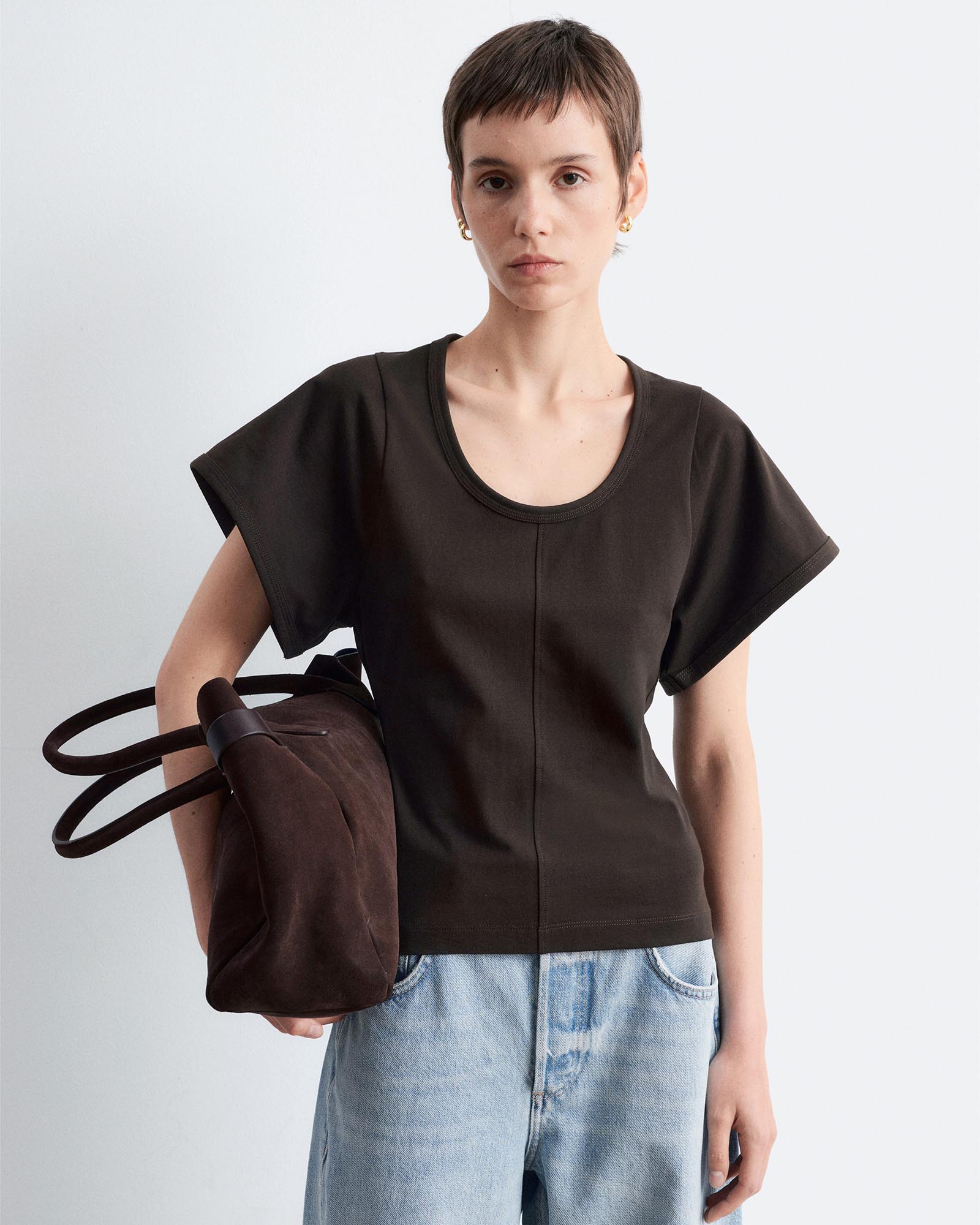 Scoop-Neck T-Shirt