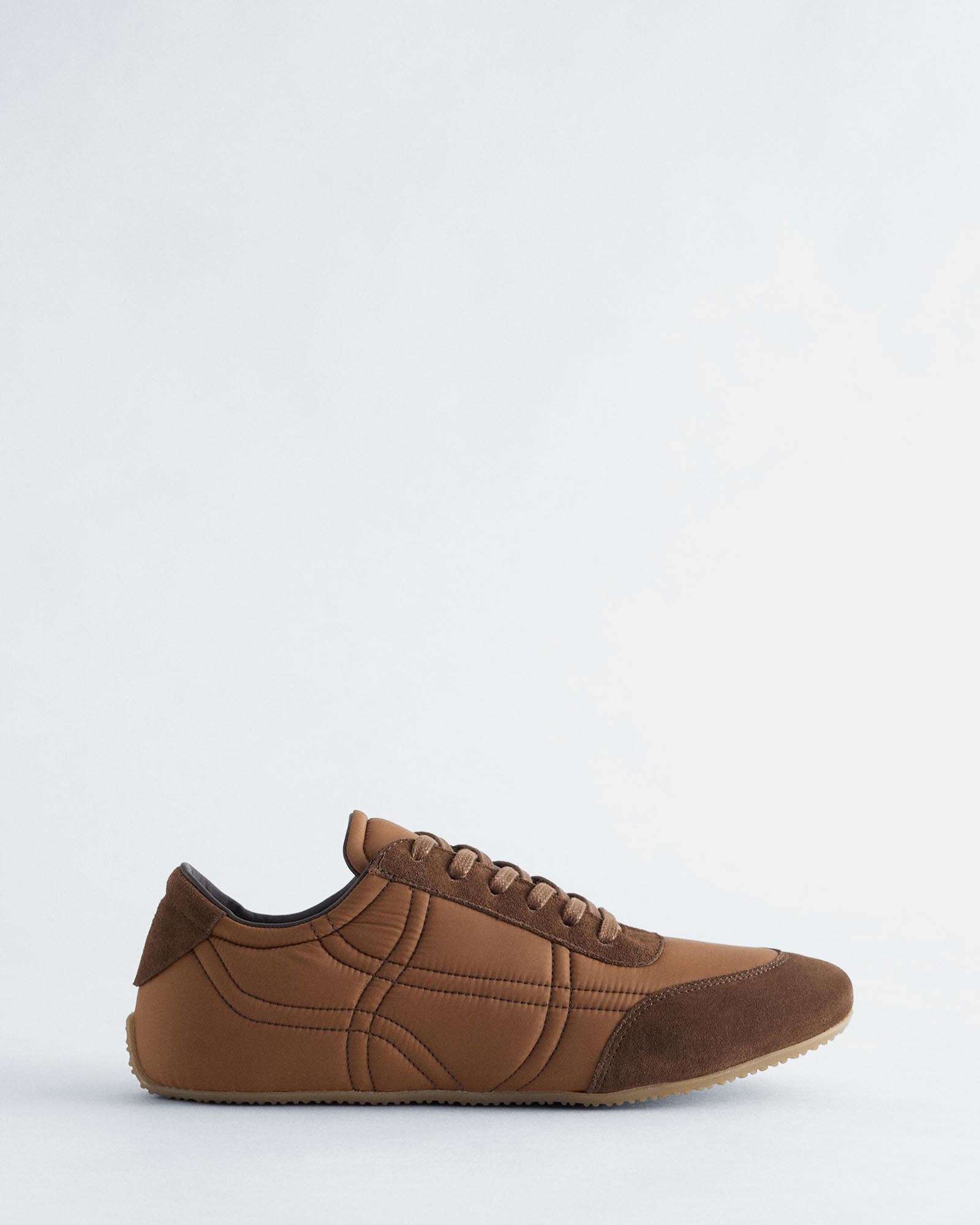 Suede-Detail Trainers
