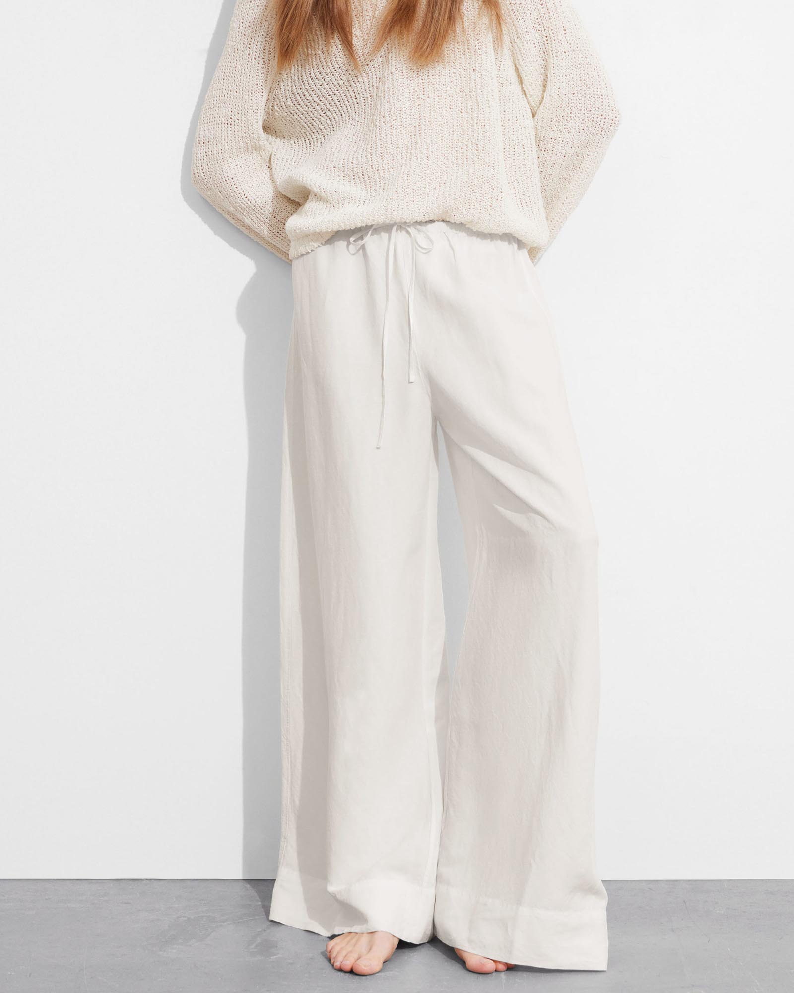 Relaxed Drawstring Trousers