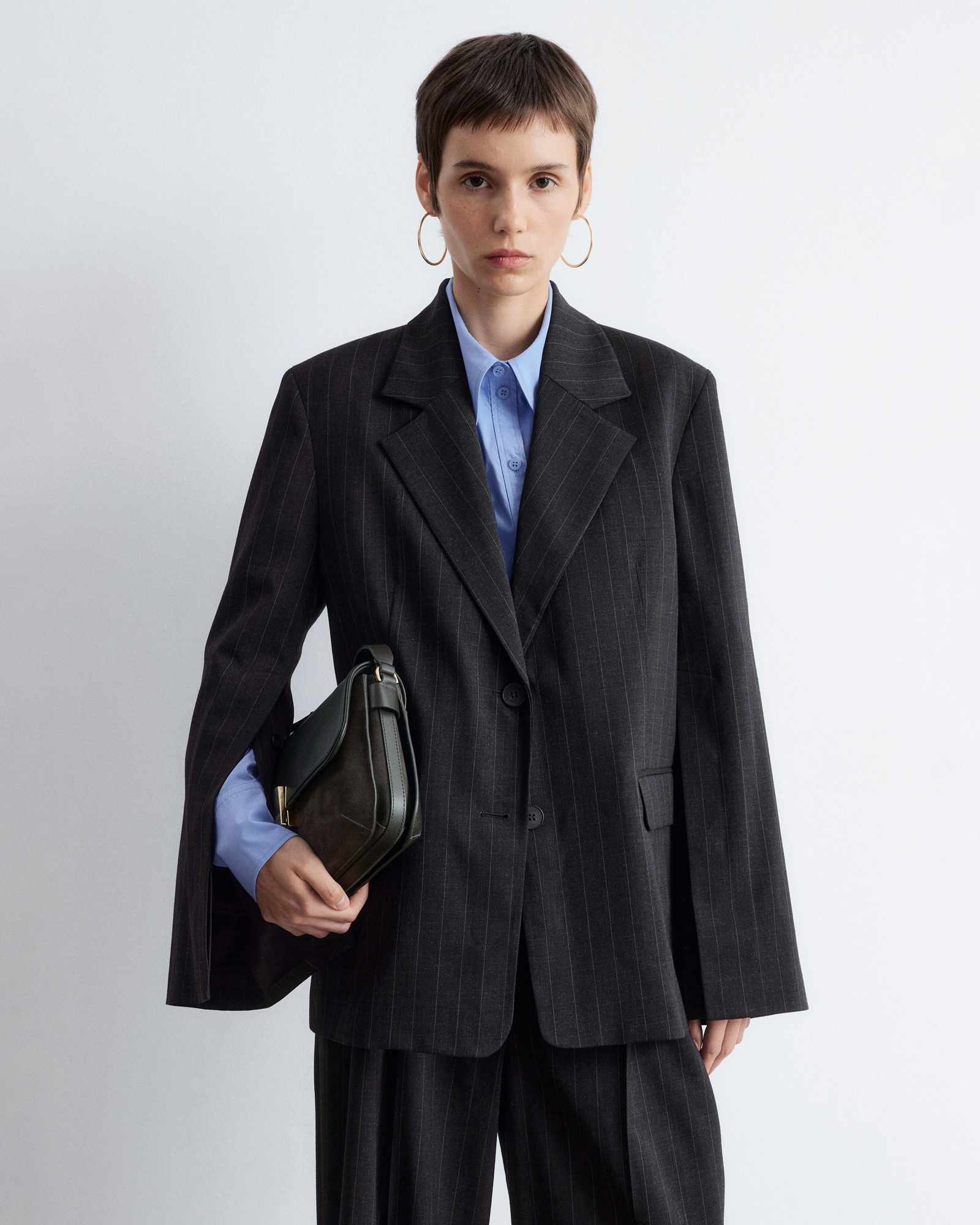 Single-Breasted Wool Blazer